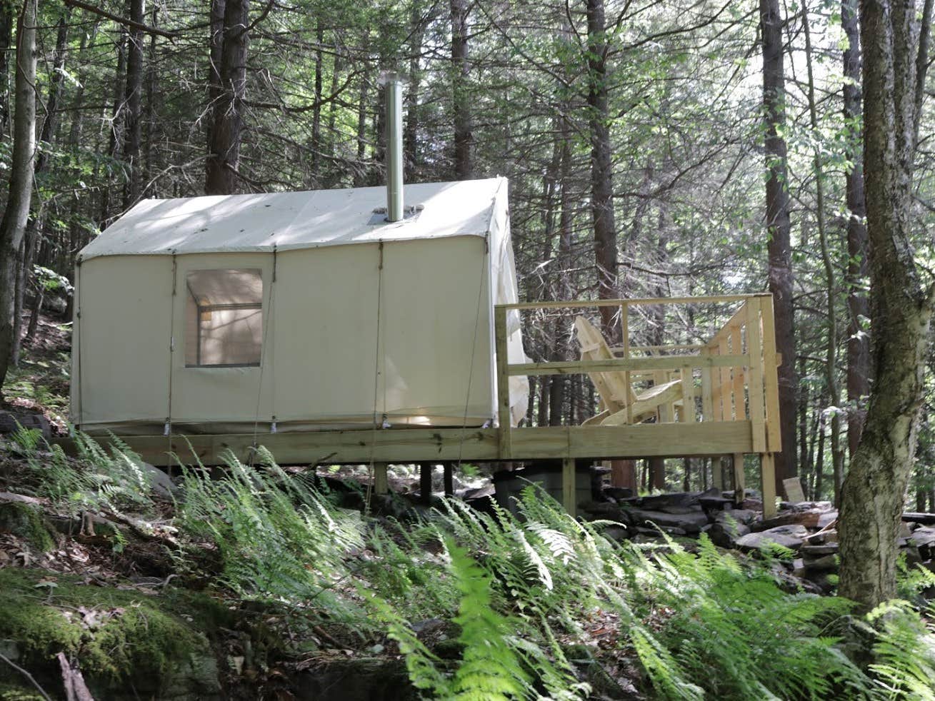 The Dyrt's photo of glamping accommodations at Birdwatcher near Margaretville, NY