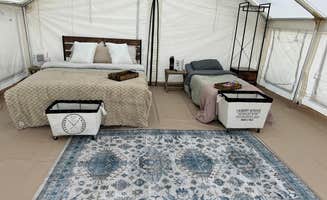 The Dyrt's photo of tent camping at Vegas Glamping near Lake Mead National Recreation Area