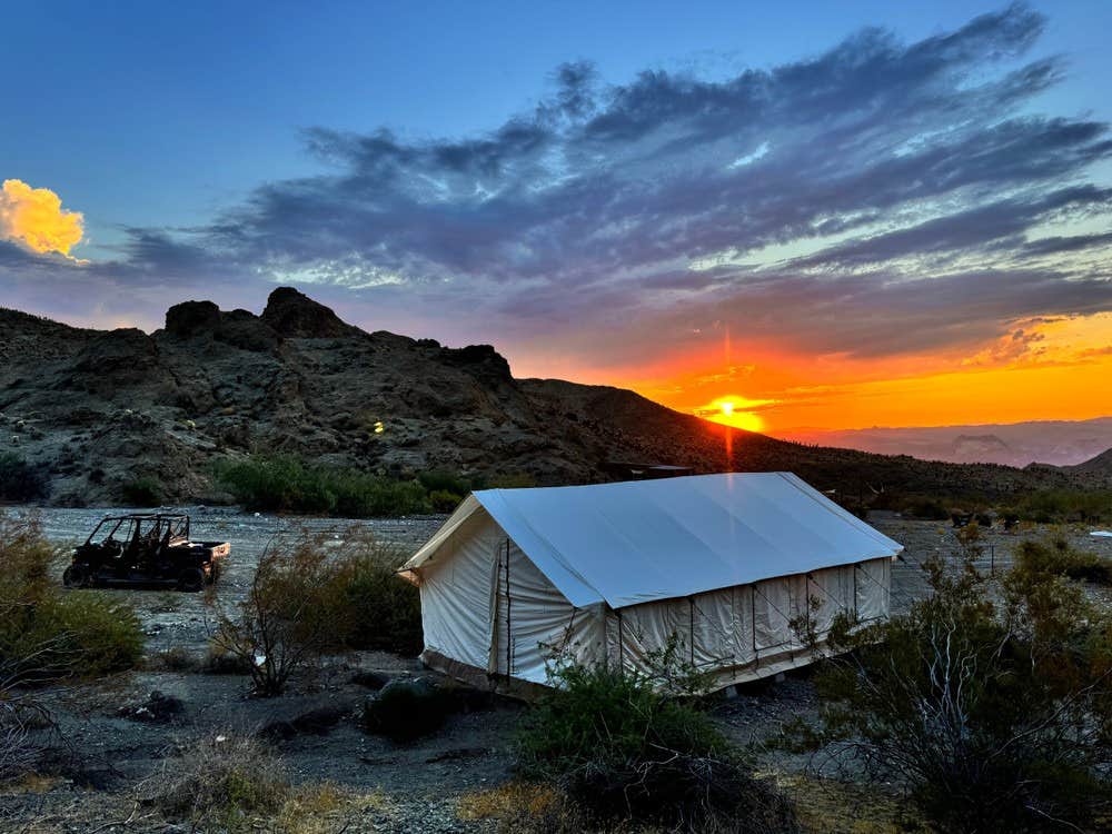 The Dyrt's photo of tent camping at Vegas Glamping near Lake Mead National Recreation Area