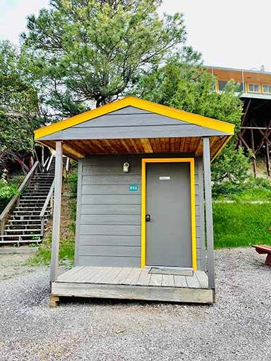 RCRV P.'s photo of a cabin at Rapid City RV Park & Campground near Wall, SD