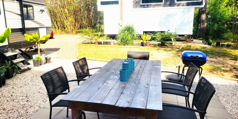 Camper submitted image from La Casata Camp and RV Site of Conroe Texas FEATURING 2 tiny homes for rent!