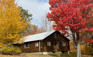 L W.'s photo of a cabin at Forest Echo Cabins near Gilsum, NH