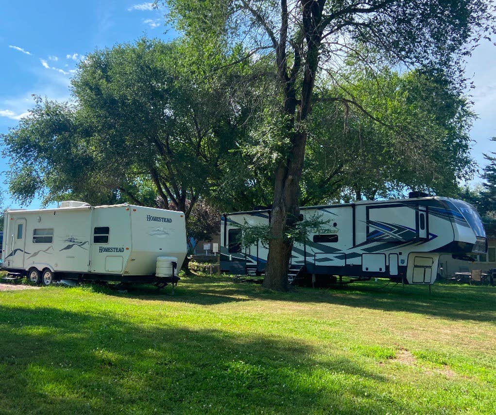 Camper submitted image from Sunset View Court - RV Site - 1