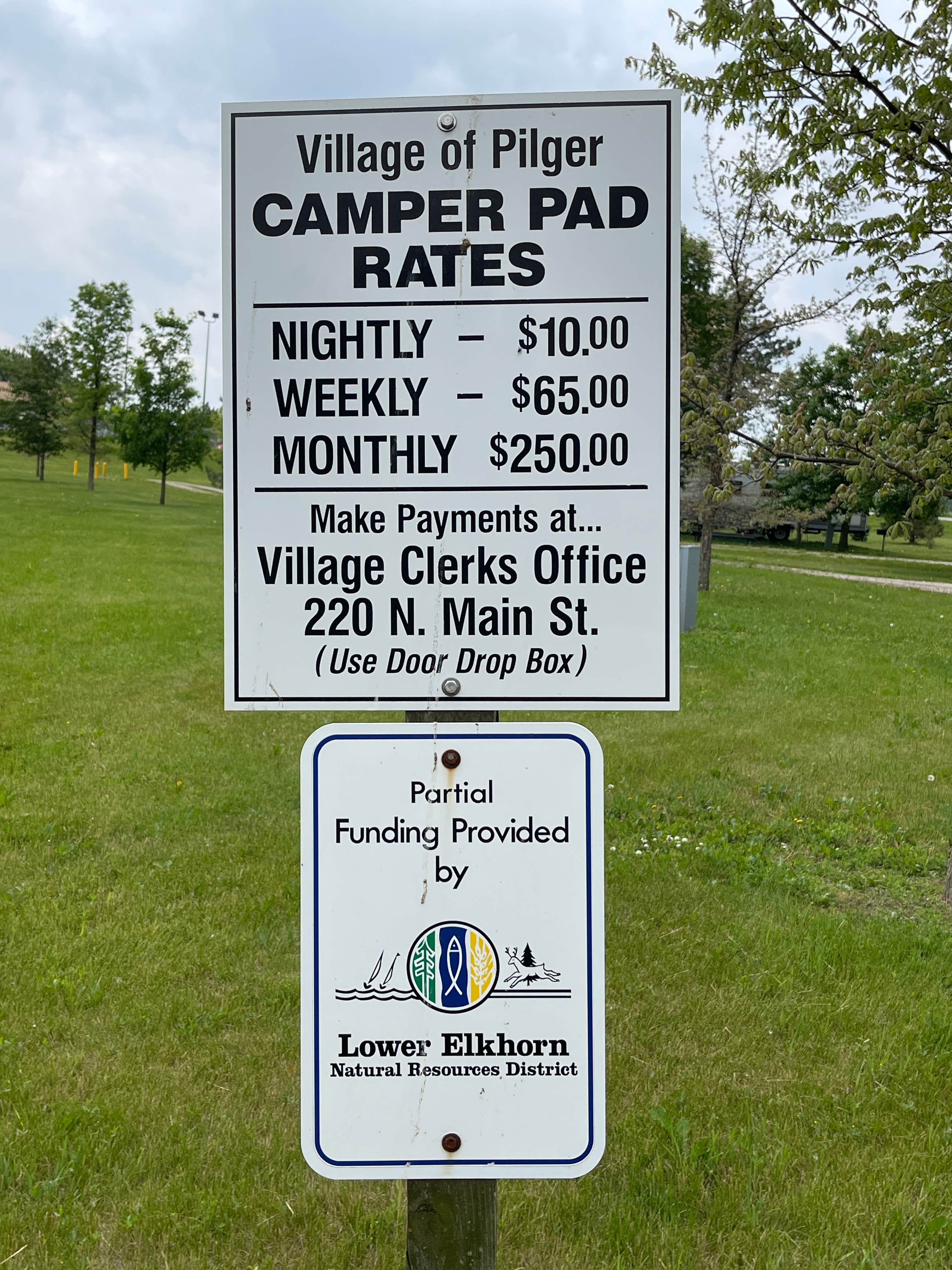 Camper-submitted photo at Pilger City Park near Norfolk, NE