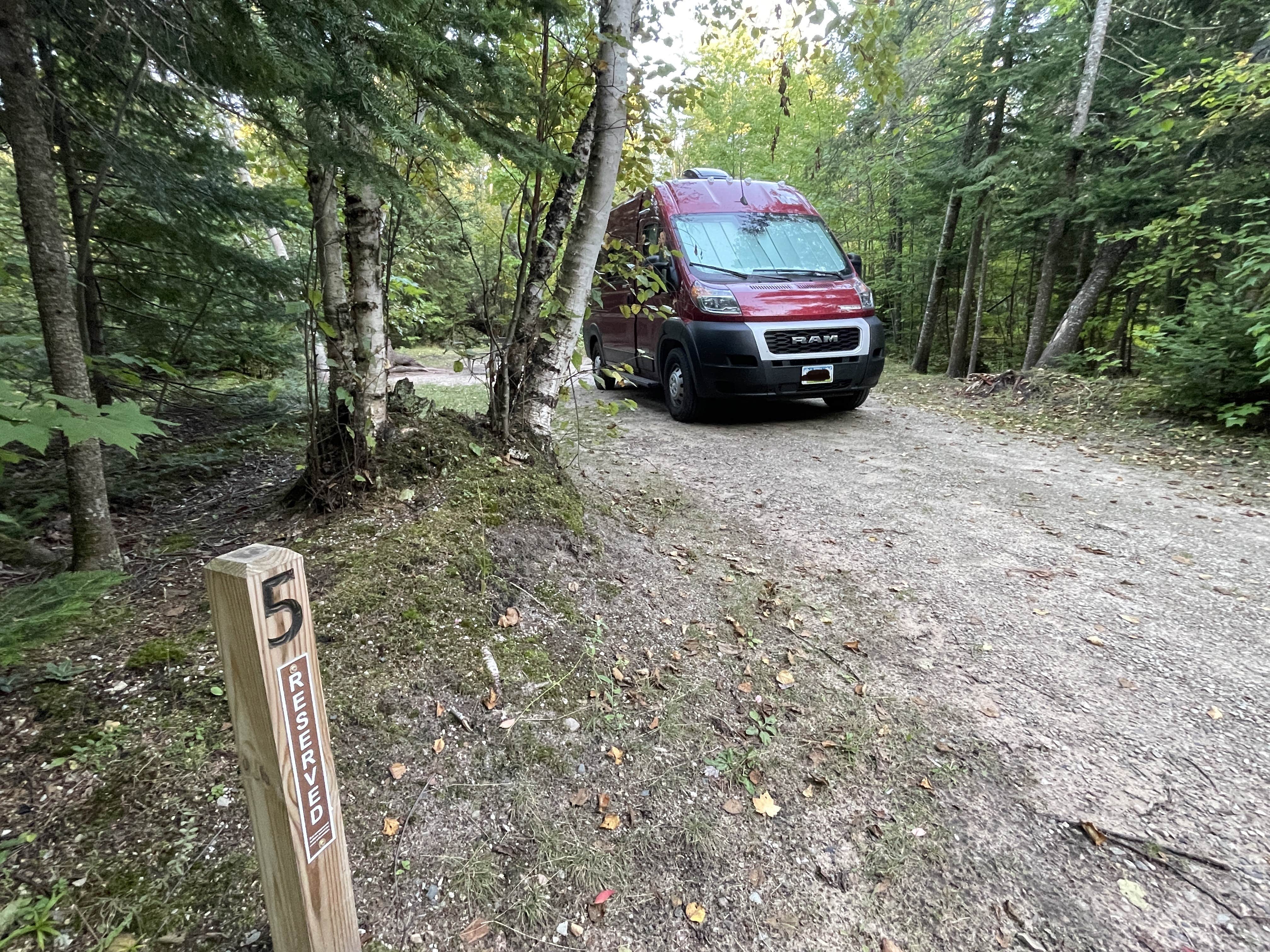 Lee D.'s photo of rv camping at Hurricane River Campground — Pictured Rocks National Lakeshore near Grand Marais, MI