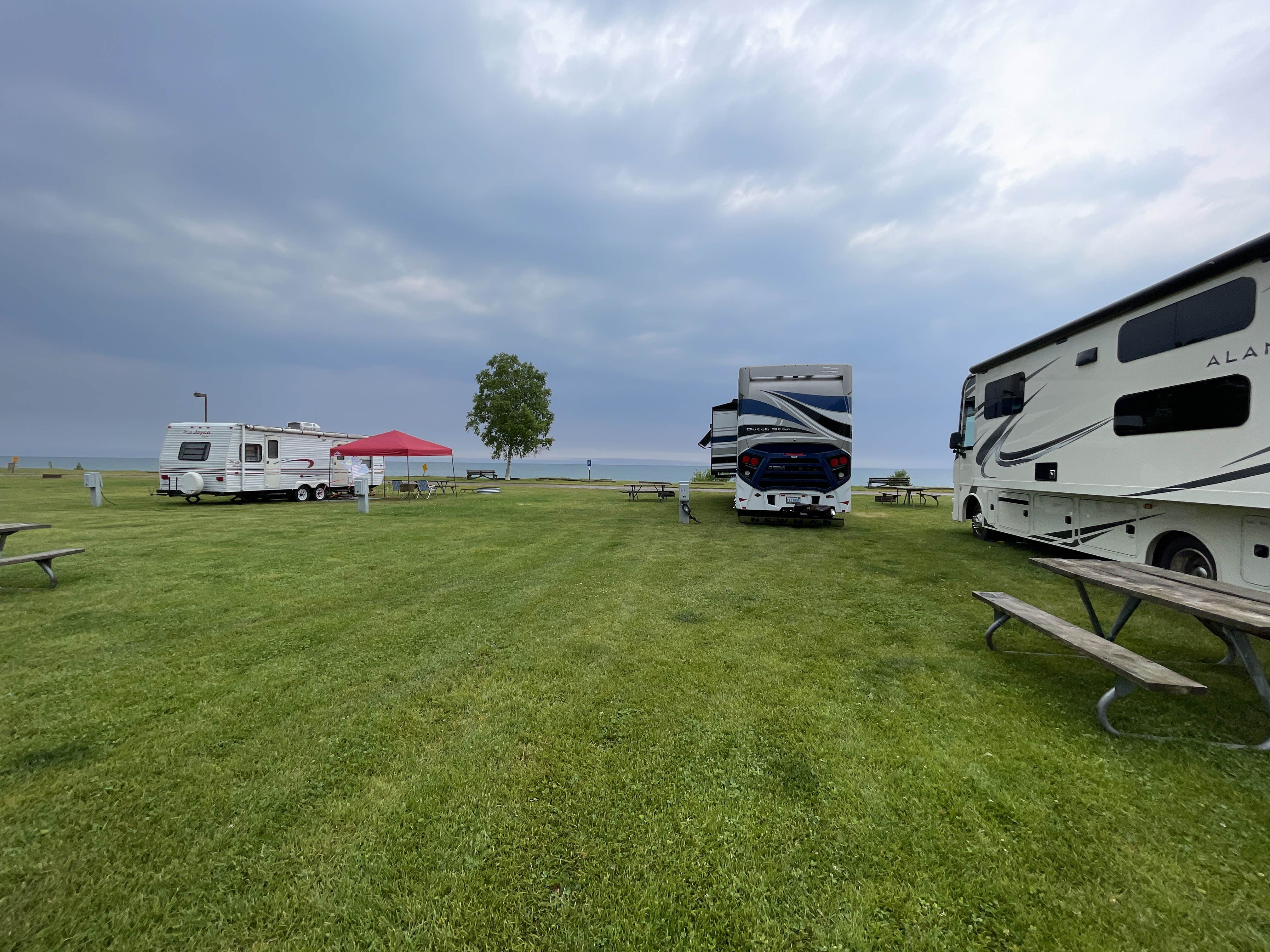 Camper-submitted photo at Lighthouse Park (Huron County Park) near Port Hope, MI