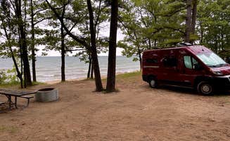 Lee D.'s photo of rv camping at Port Crescent State Park Campground near Sandusky, MI