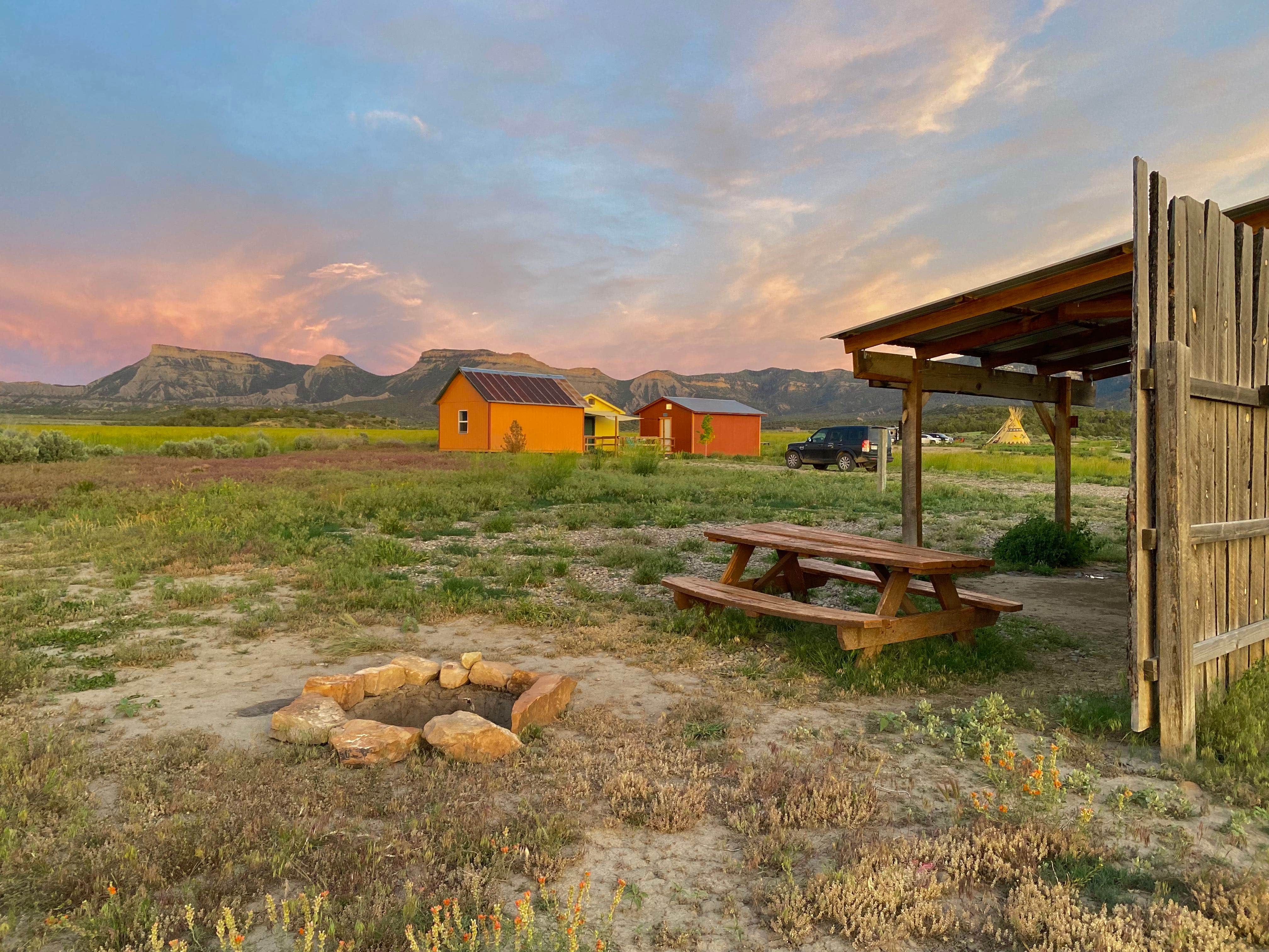 BrightStar C.'s photo of a cabin at Bright Star Campground near Cascade, CO