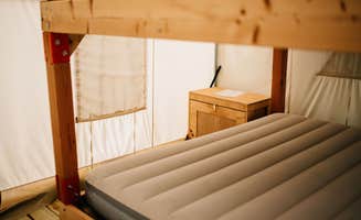 The Dyrt's photo of glamping accommodations at Mountain View Farm Camp Site near North Turner, ME