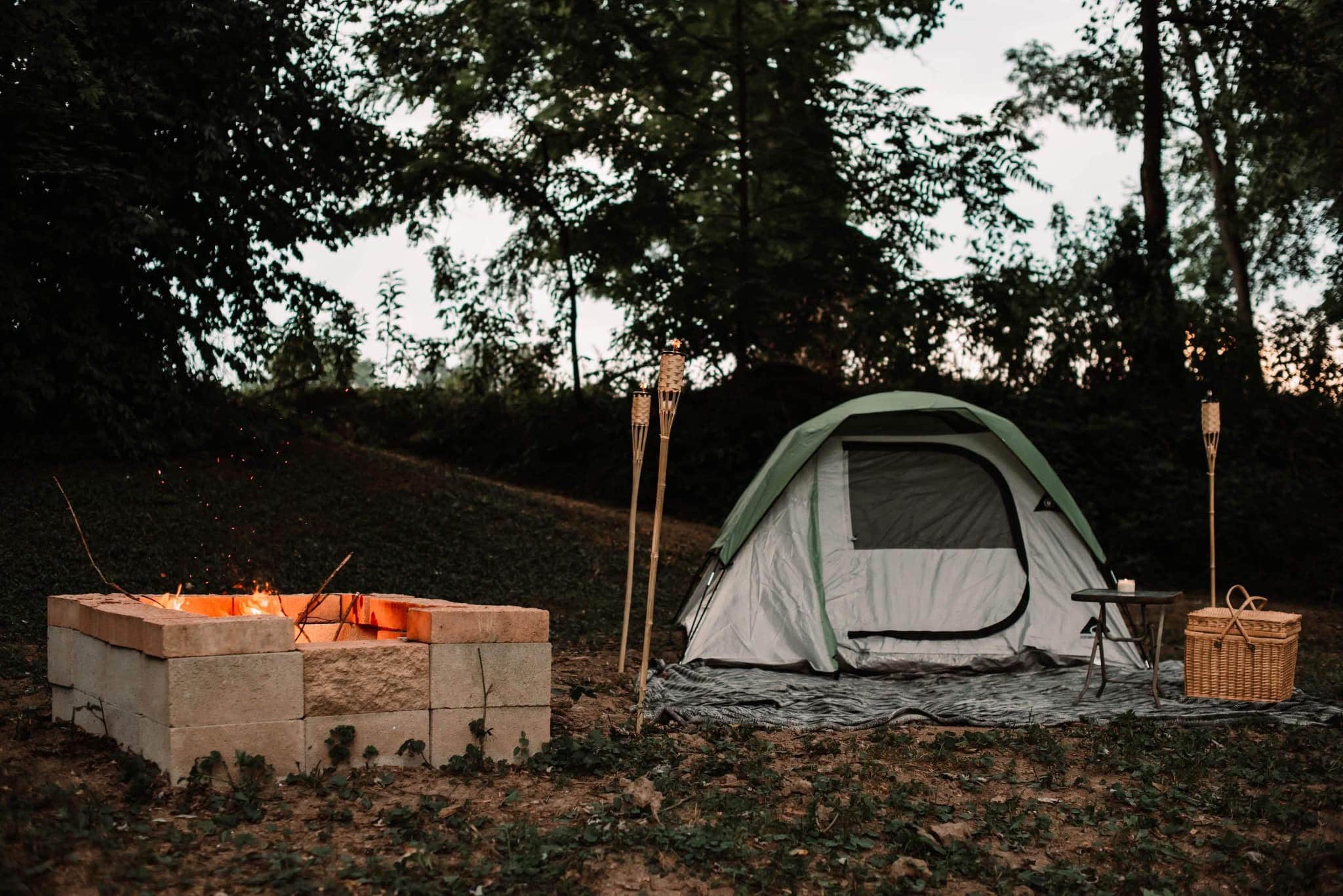 Kaitlynn M.'s photo of tent camping at Standing Stone Farm near Lemont, PA