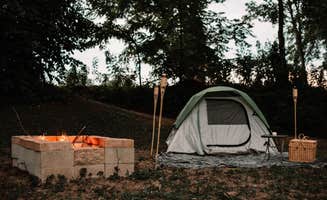 Kaitlynn M.'s photo of tent camping at Standing Stone Farm near Reed, PA