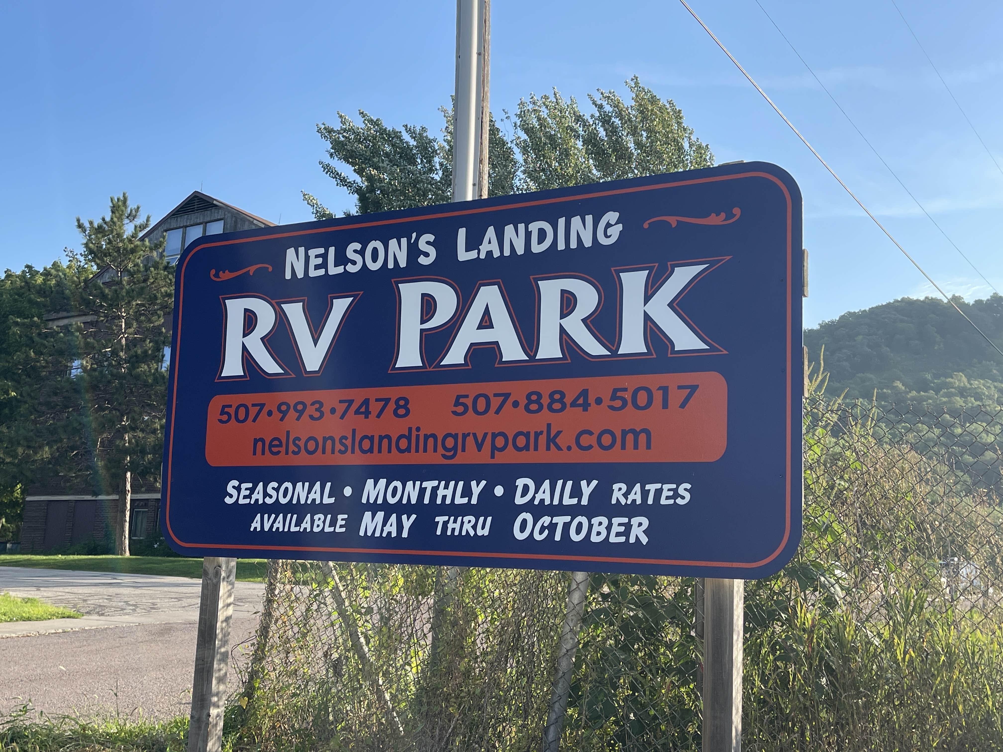 Camper-submitted photo at Nelson's Landing RV Park near Alma, WI