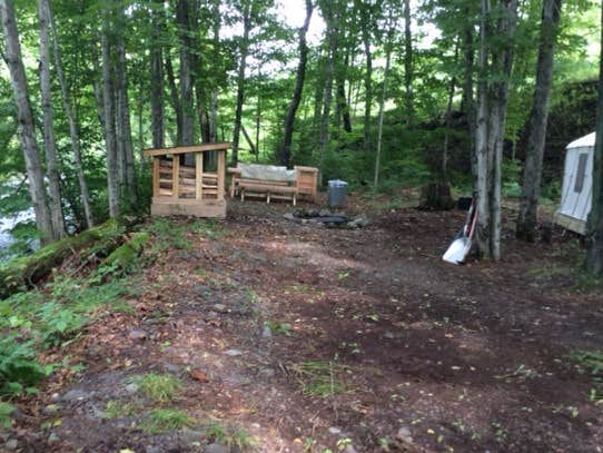 The Dyrt's photo of glamping accommodations at Bearkill Brook near North Blenheim, NY
