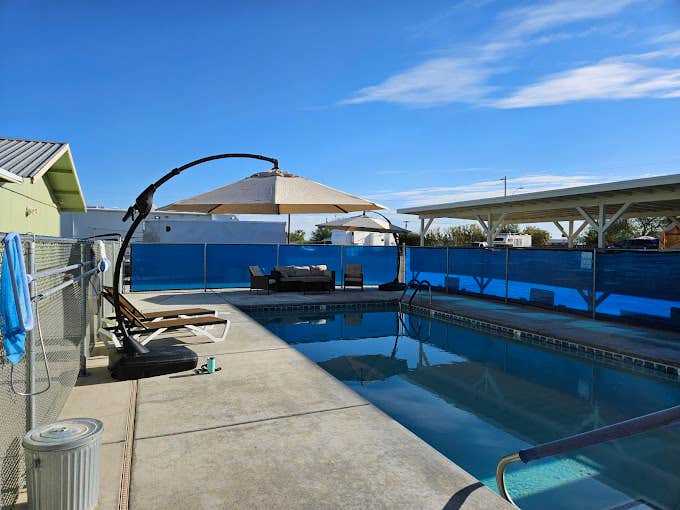 Camper-submitted photo at American Trails RV Park & Tiny Cabins near Blythe, CA