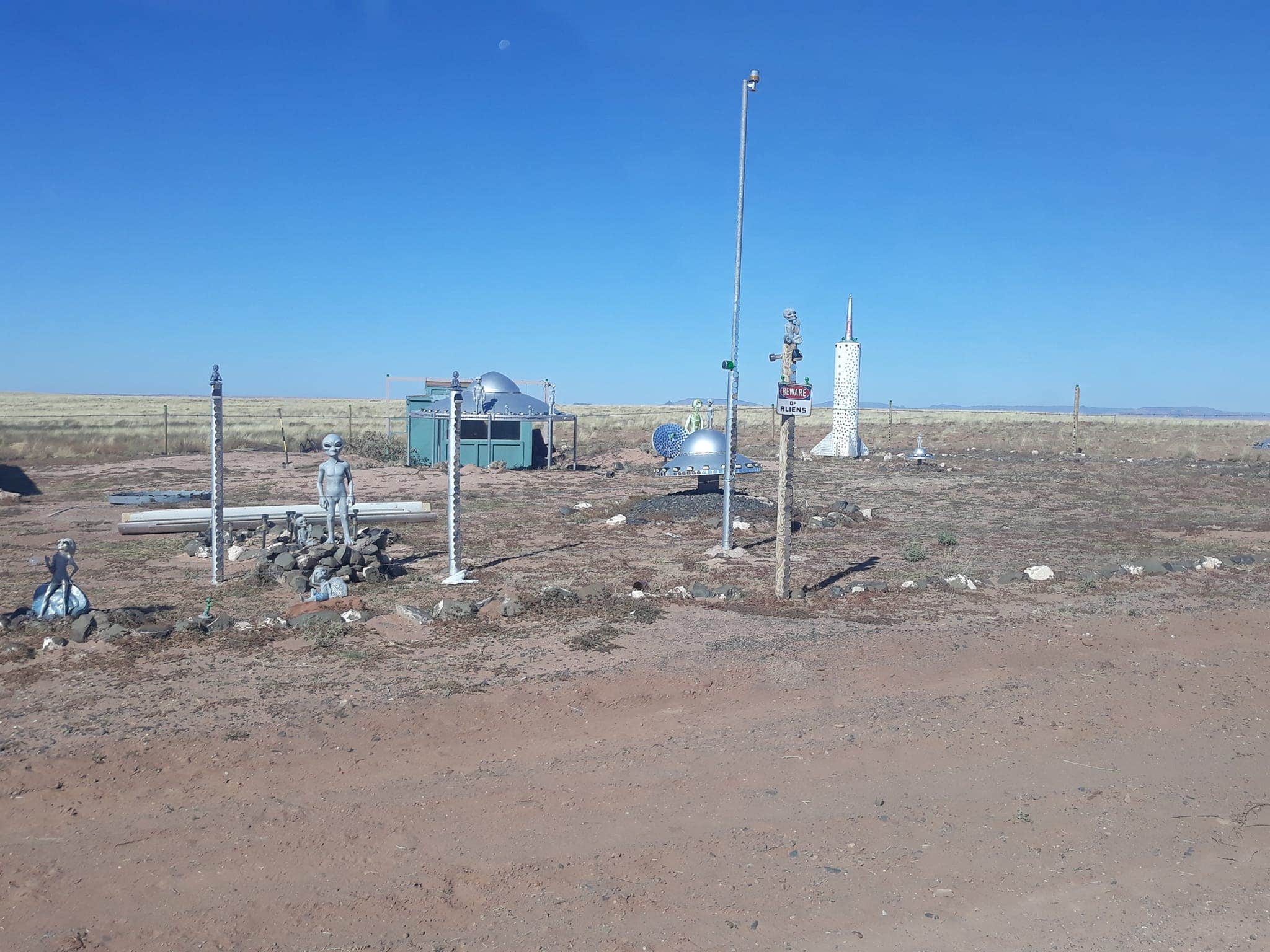 Camper-submitted photo at Alien Acres near Petrified Forest Natl Park, AZ