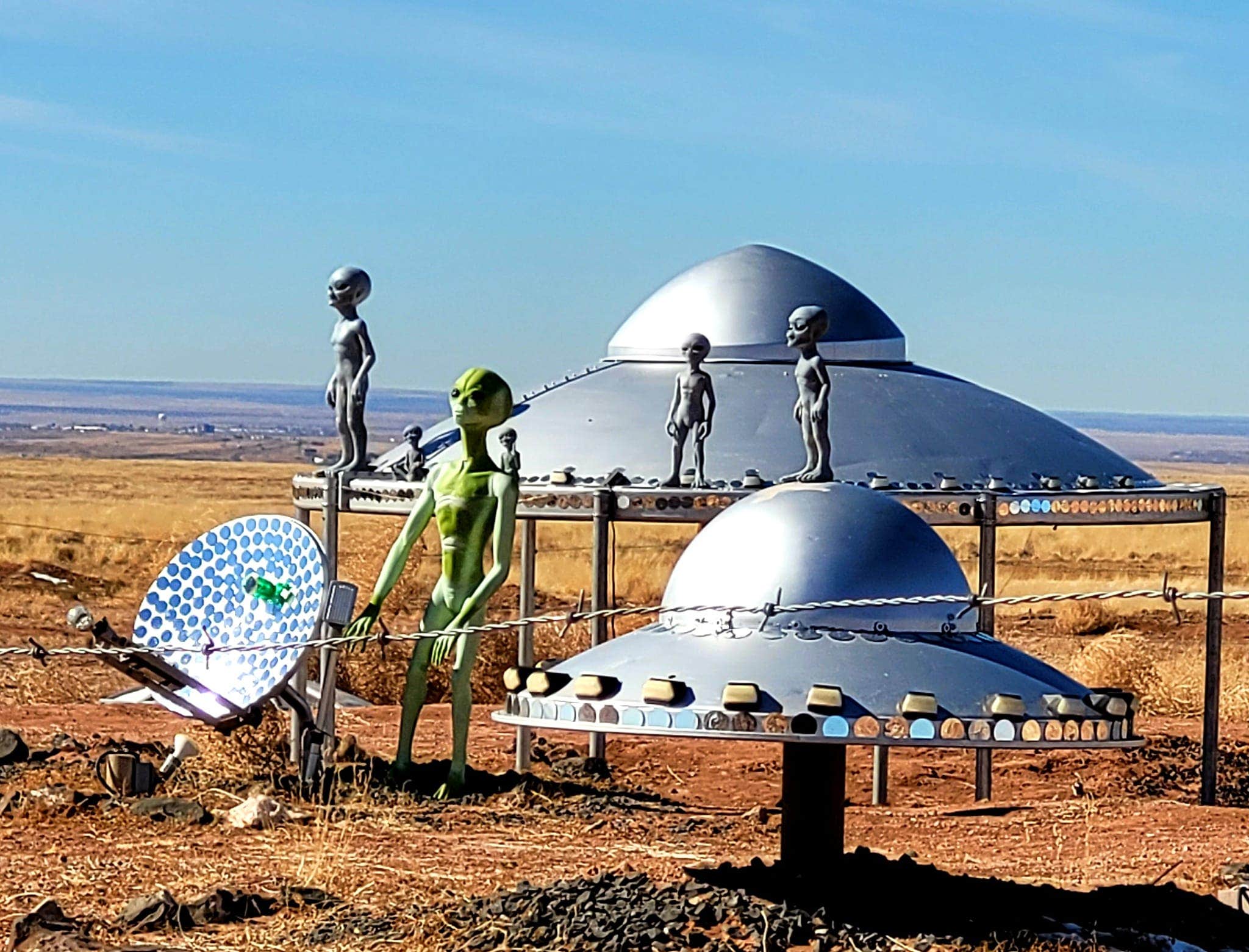 Camper-submitted photo at Alien Acres near Petrified Forest Natl Park, AZ