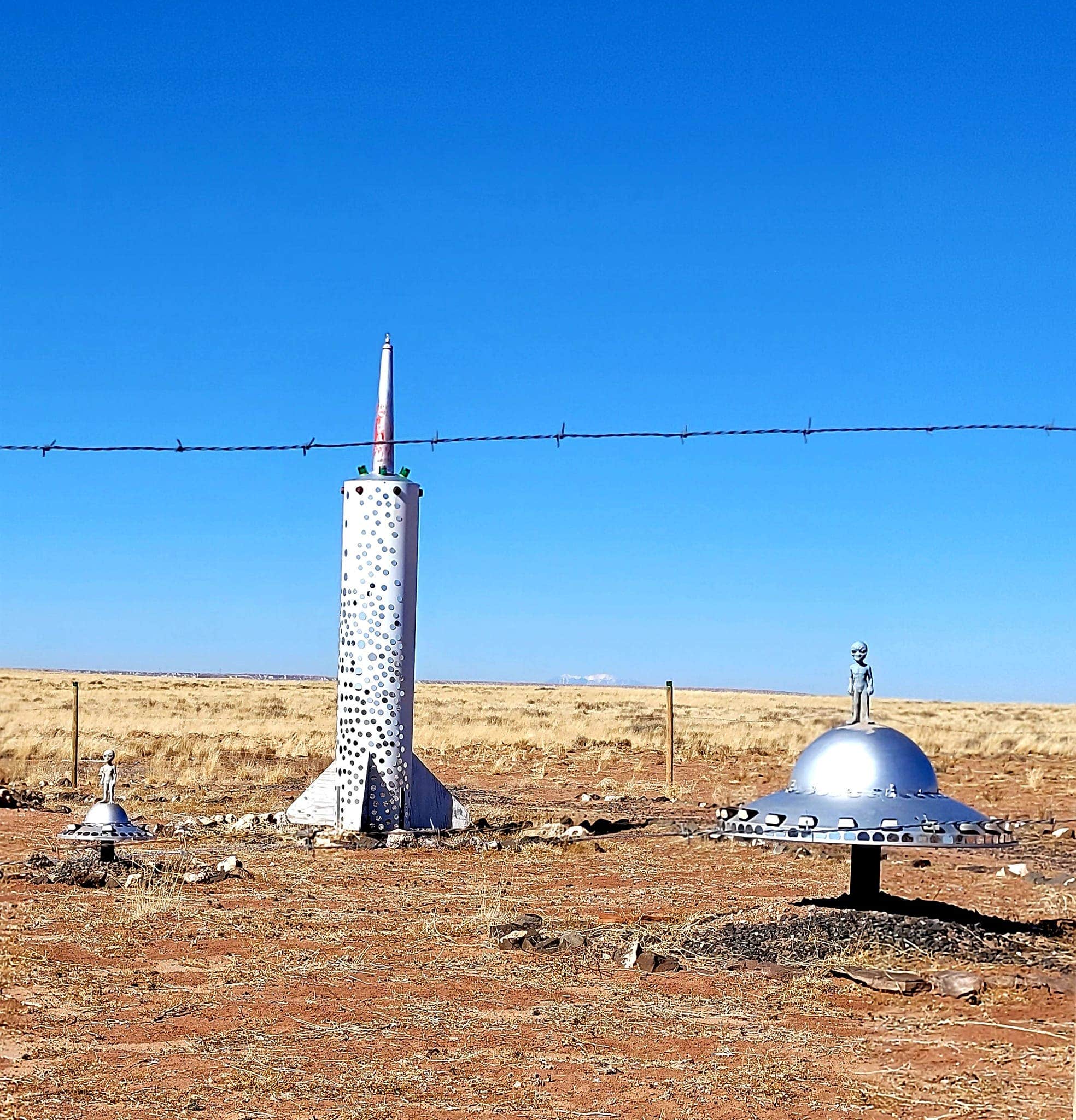 Camper-submitted photo at Alien Acres near Petrified Forest Natl Park, AZ