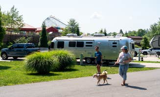 Chelsea F.'s photo of camping with pets at Sun Outdoors Lake Rudolph near Cannelton, IN