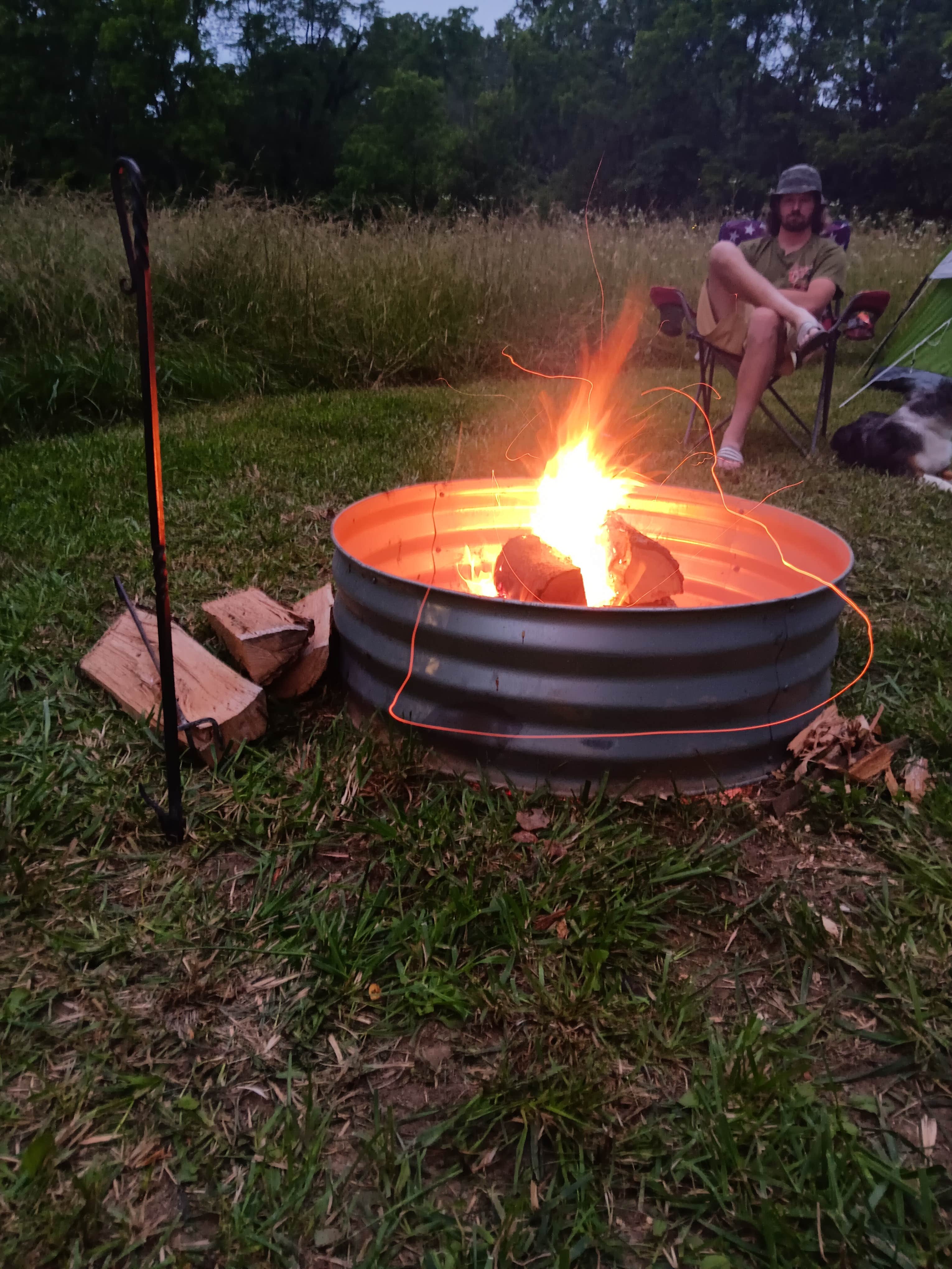 Brian K.'s photo of camping with pets at Serenity Now near Oxford, OH