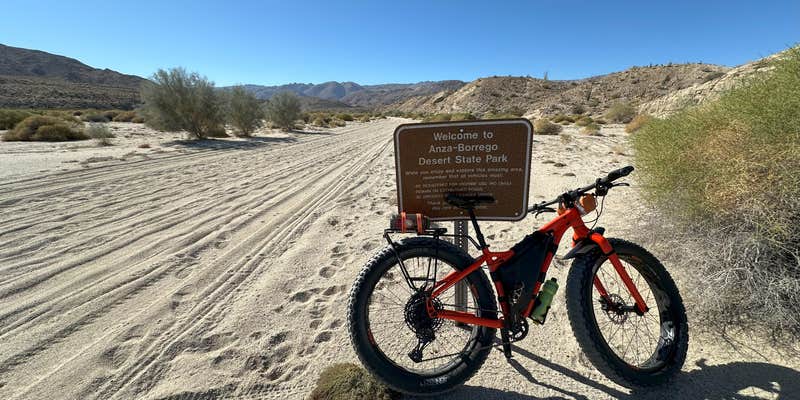 Camper submitted image from Bow Willow Primitive Campground — Anza-Borrego Desert State Park
