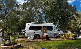 Paul B.'s photo of camping with pets at Birch’s Lakeside Campground and Marina near Tupper Lake, NY