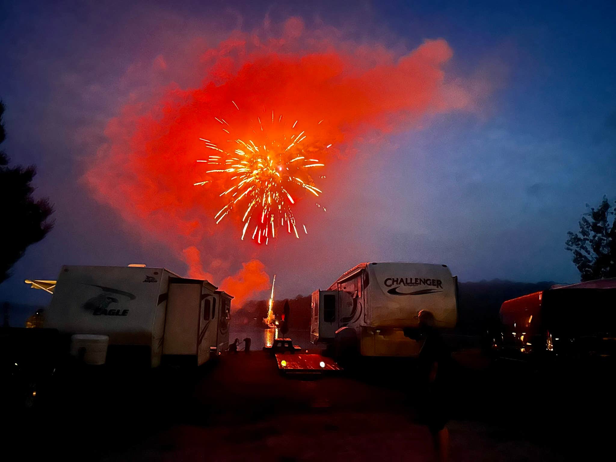 Paul B.'s photo of rv camping at Birch’s Lakeside Campground and Marina near Massena, NY