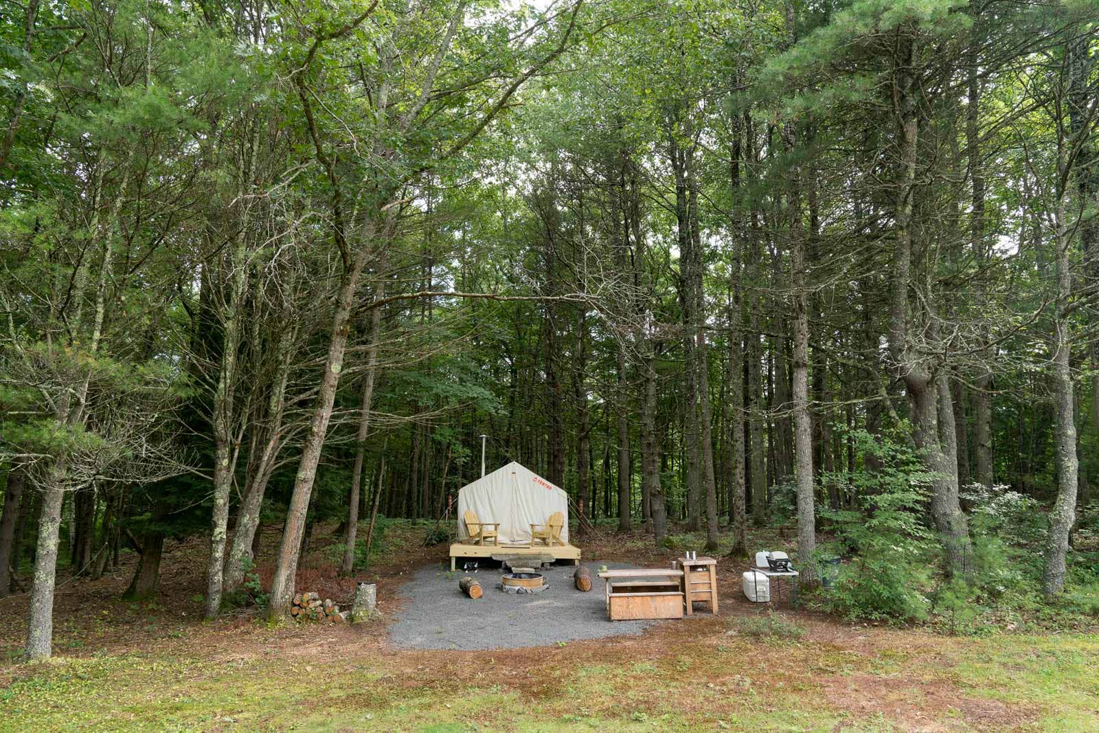 The Dyrt's photo of glamping accommodations at Baker's Spring Horse Camp near Kennebunkport, ME