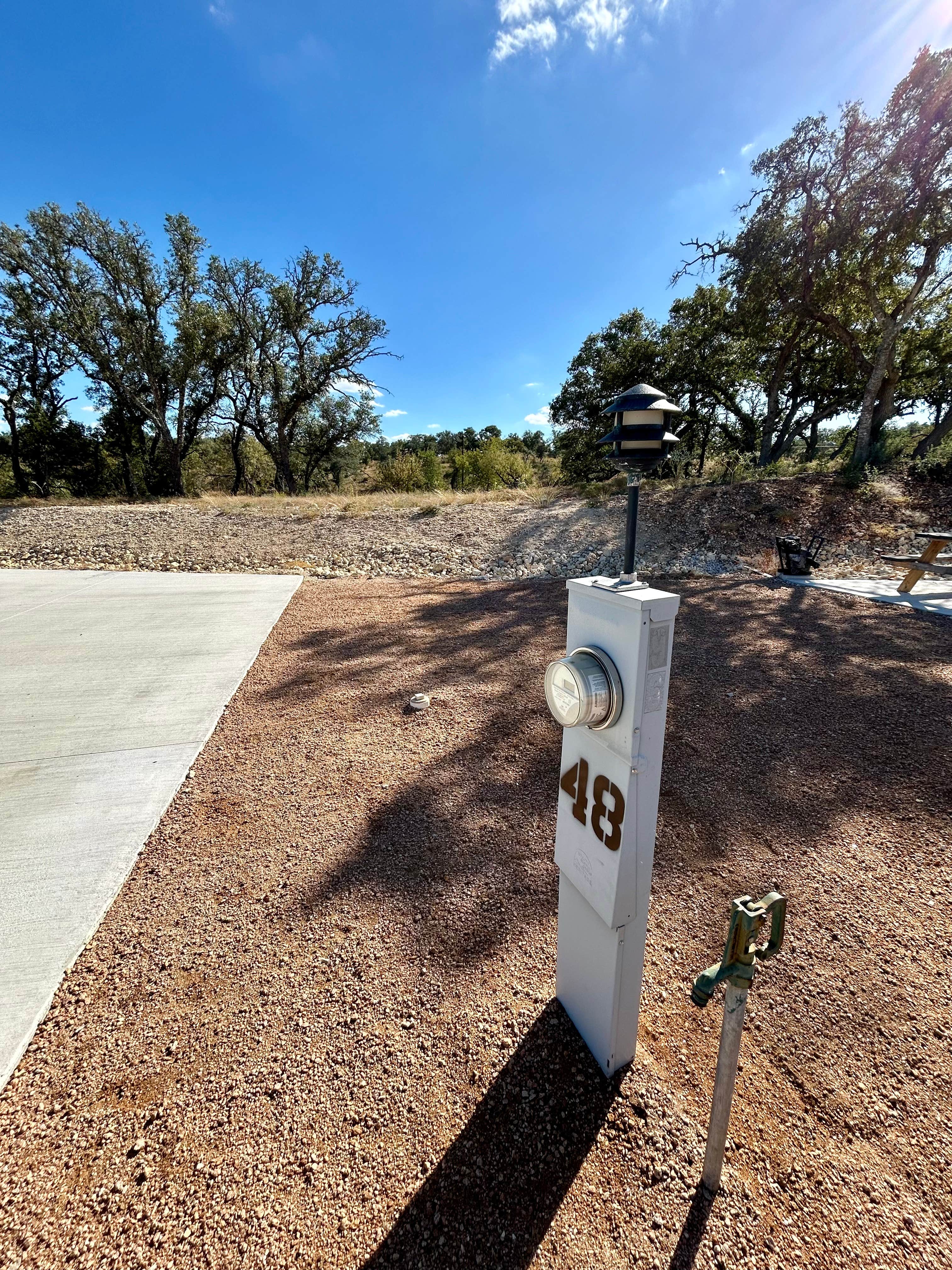 Camper-submitted photo at Bandera Riverwalk RV Resort #48 near Bandera, TX