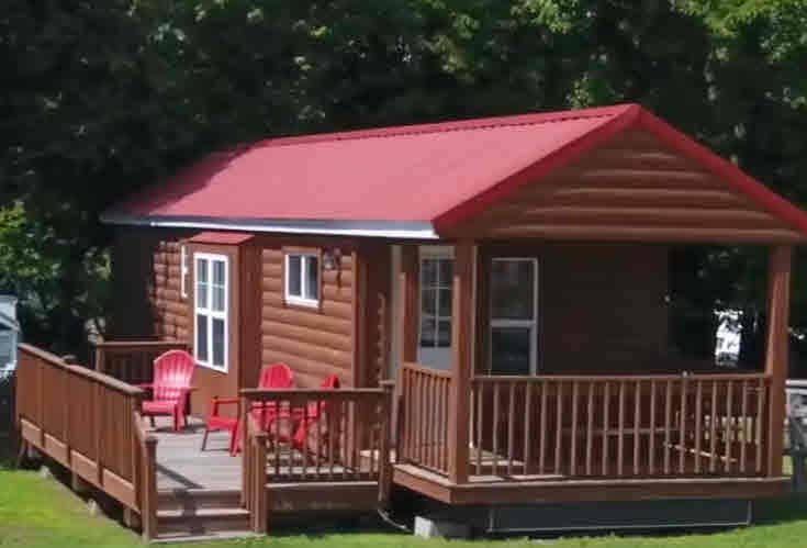 Robert M.'s photo of glamping accommodations at Strawberry Park near Millville, MA