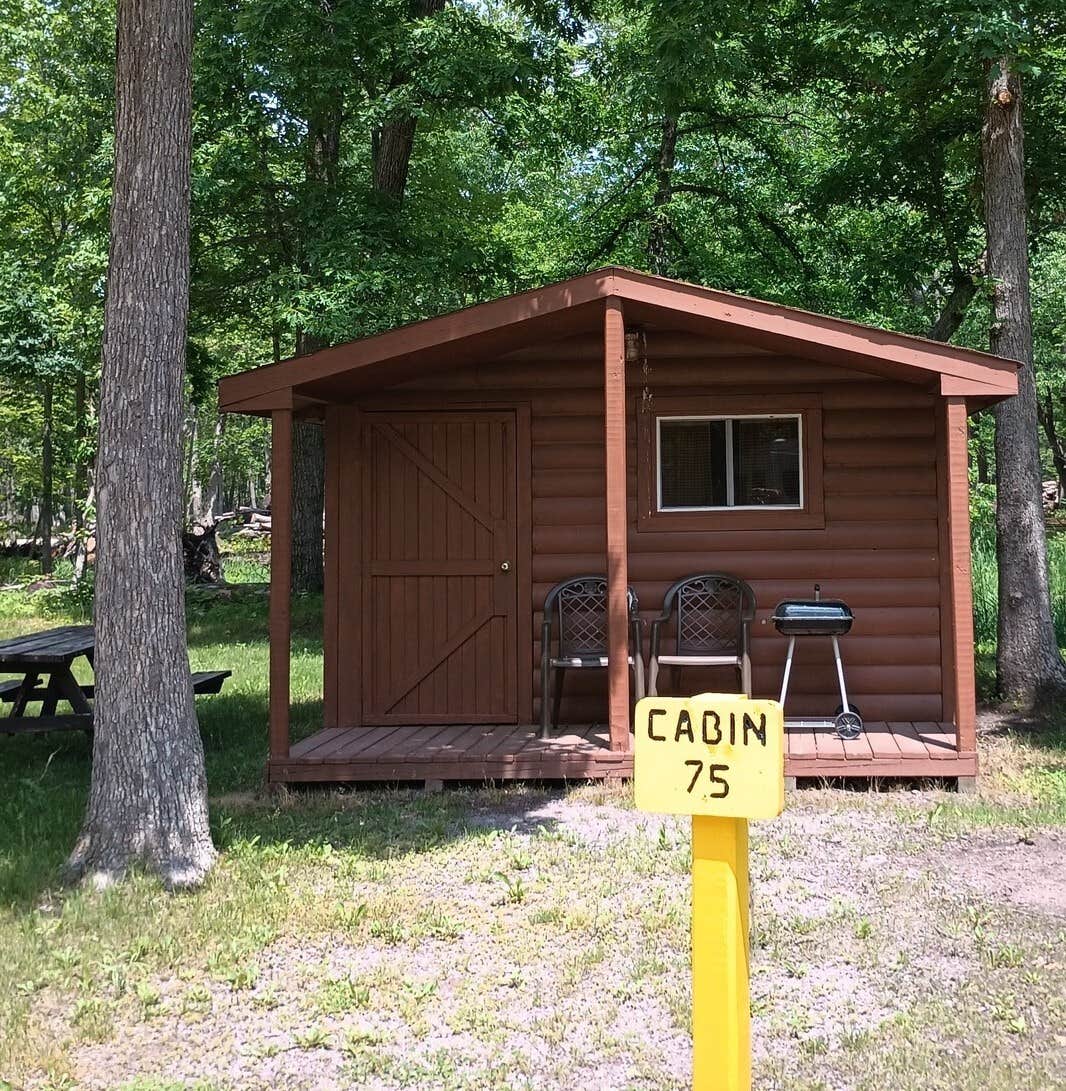 The Dyrt's photo of a cabin at Nature's Touch Campground near Babcock, WI