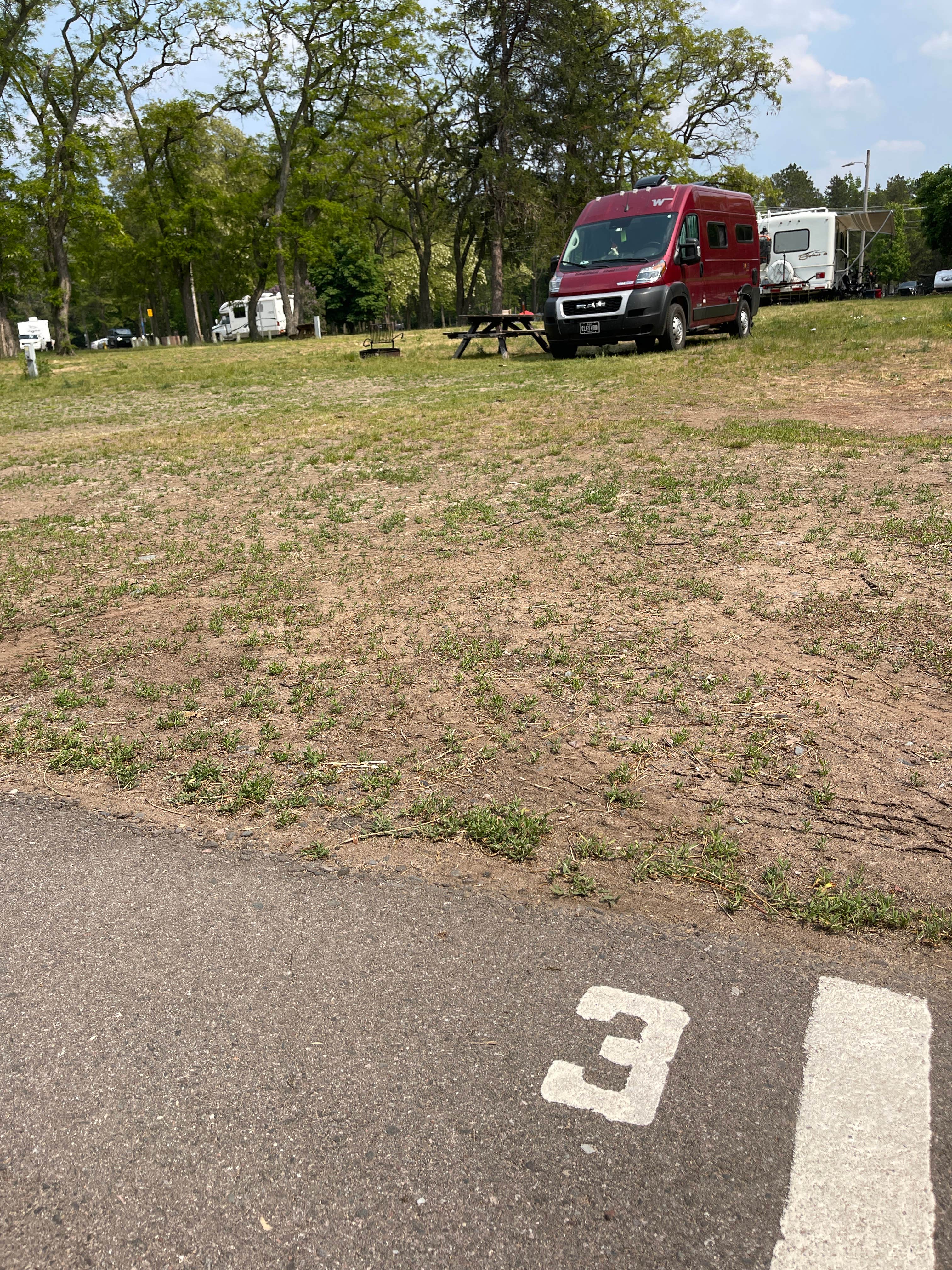 Lee D.'s photo of rv camping at Marquette Tourist Park Campground near Deerton, MI