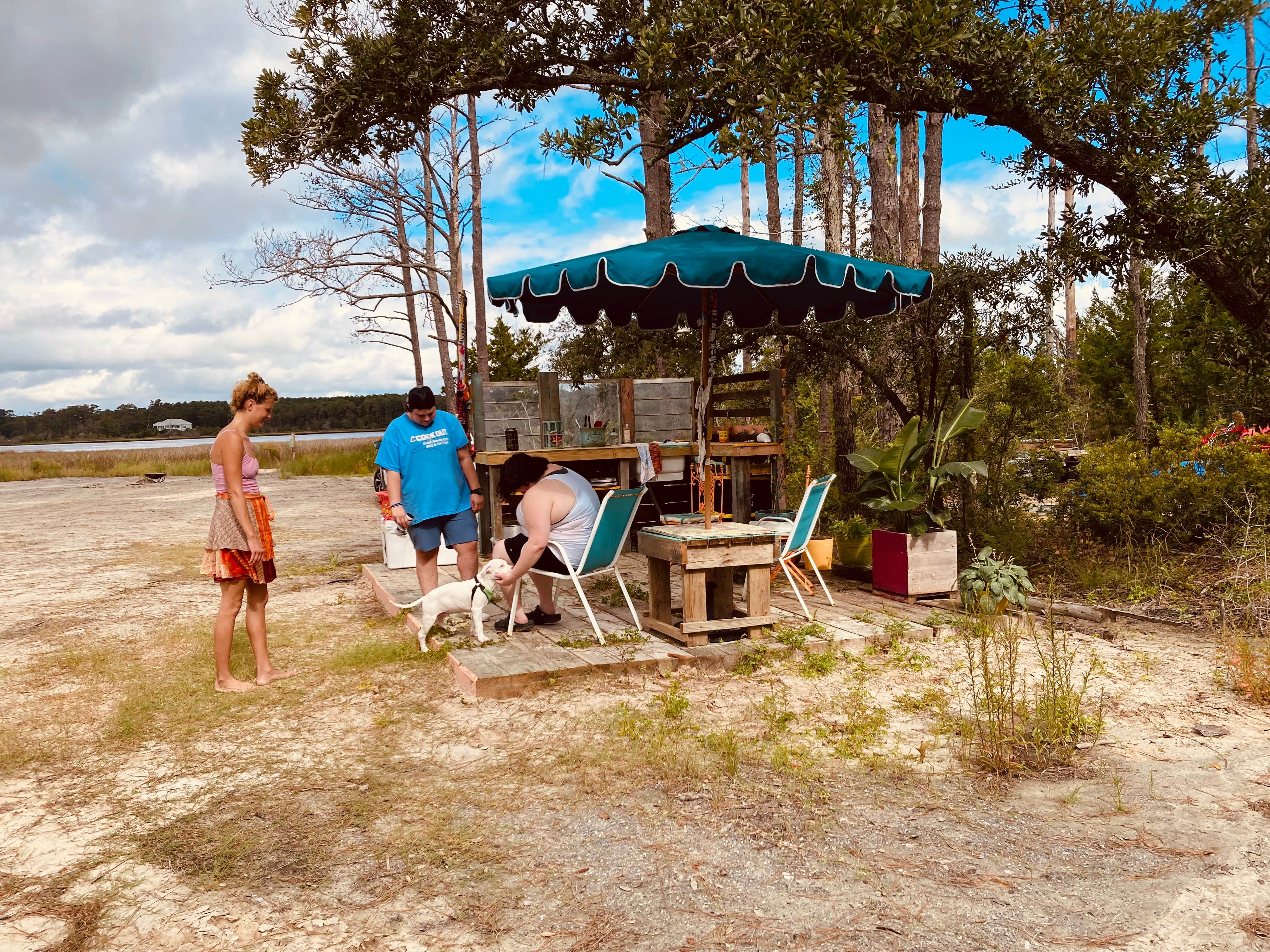 Paul M.'s photo of camping with pets at Crockett Landing near Atlantic Beach, NC