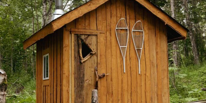 Camper submitted image from Tiny Trapper Cabin