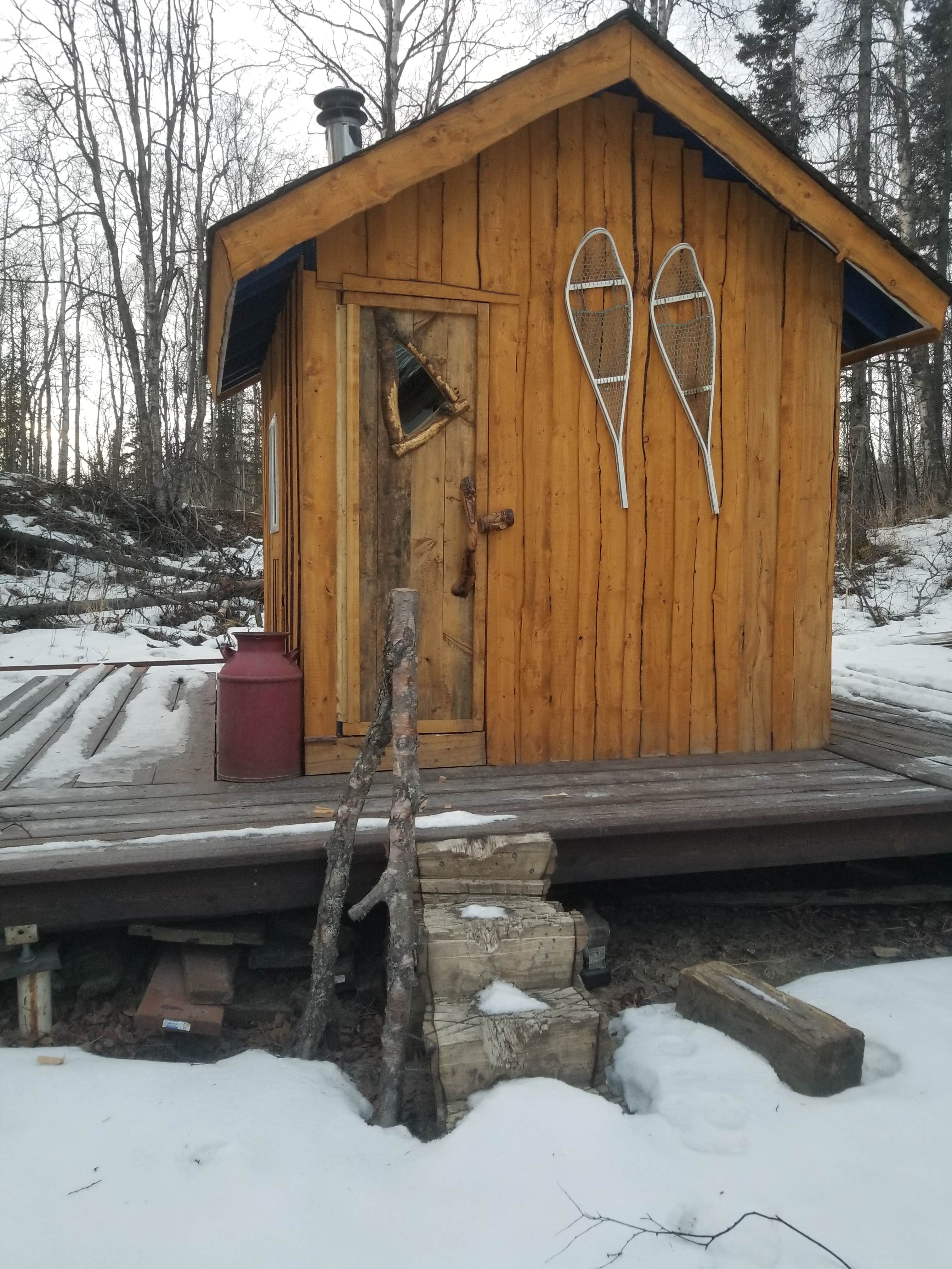 Camper submitted image from Tiny Trapper Cabin - 2