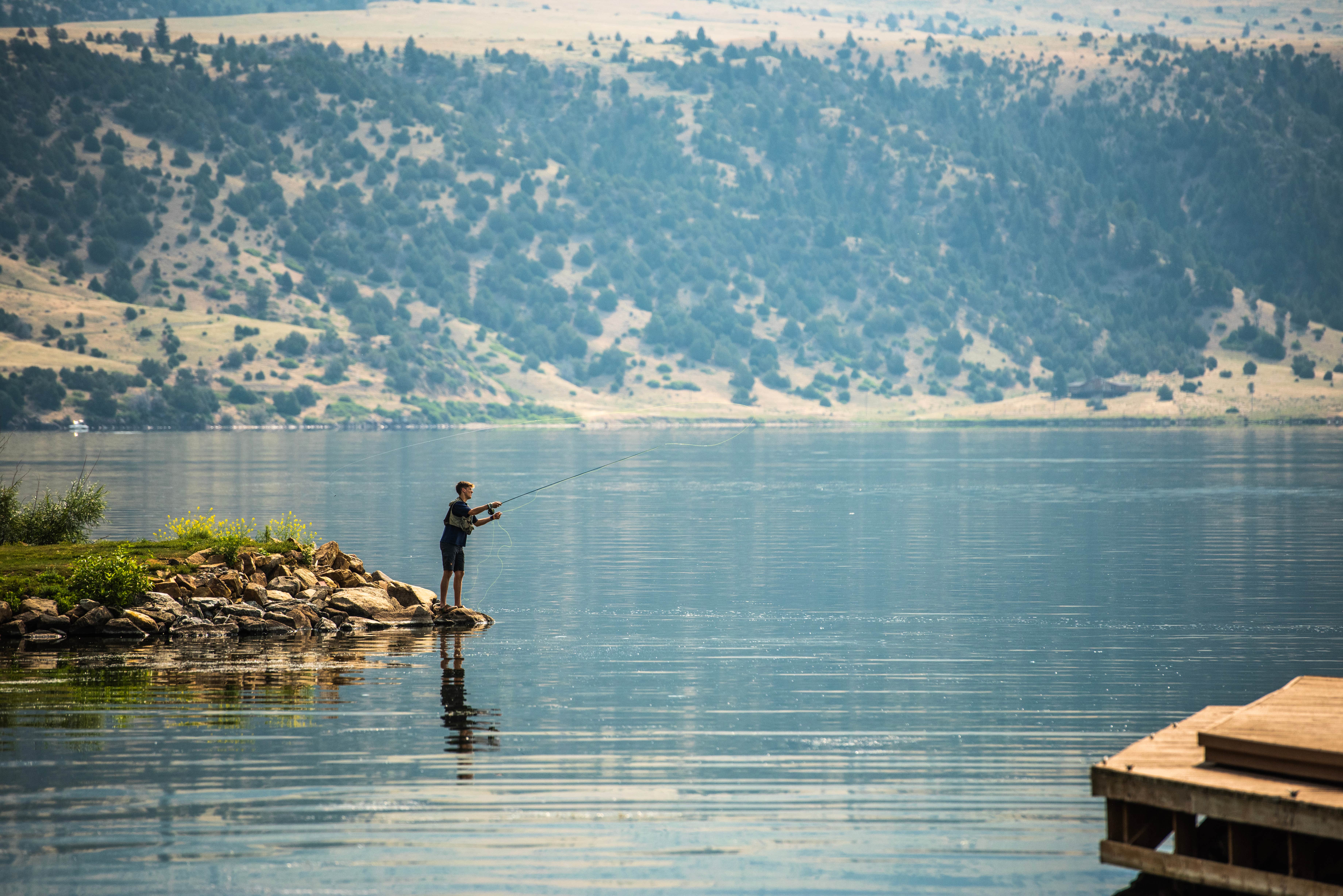 Camper-submitted photo at Lakeshore Cabins and Campground near Norris, MT