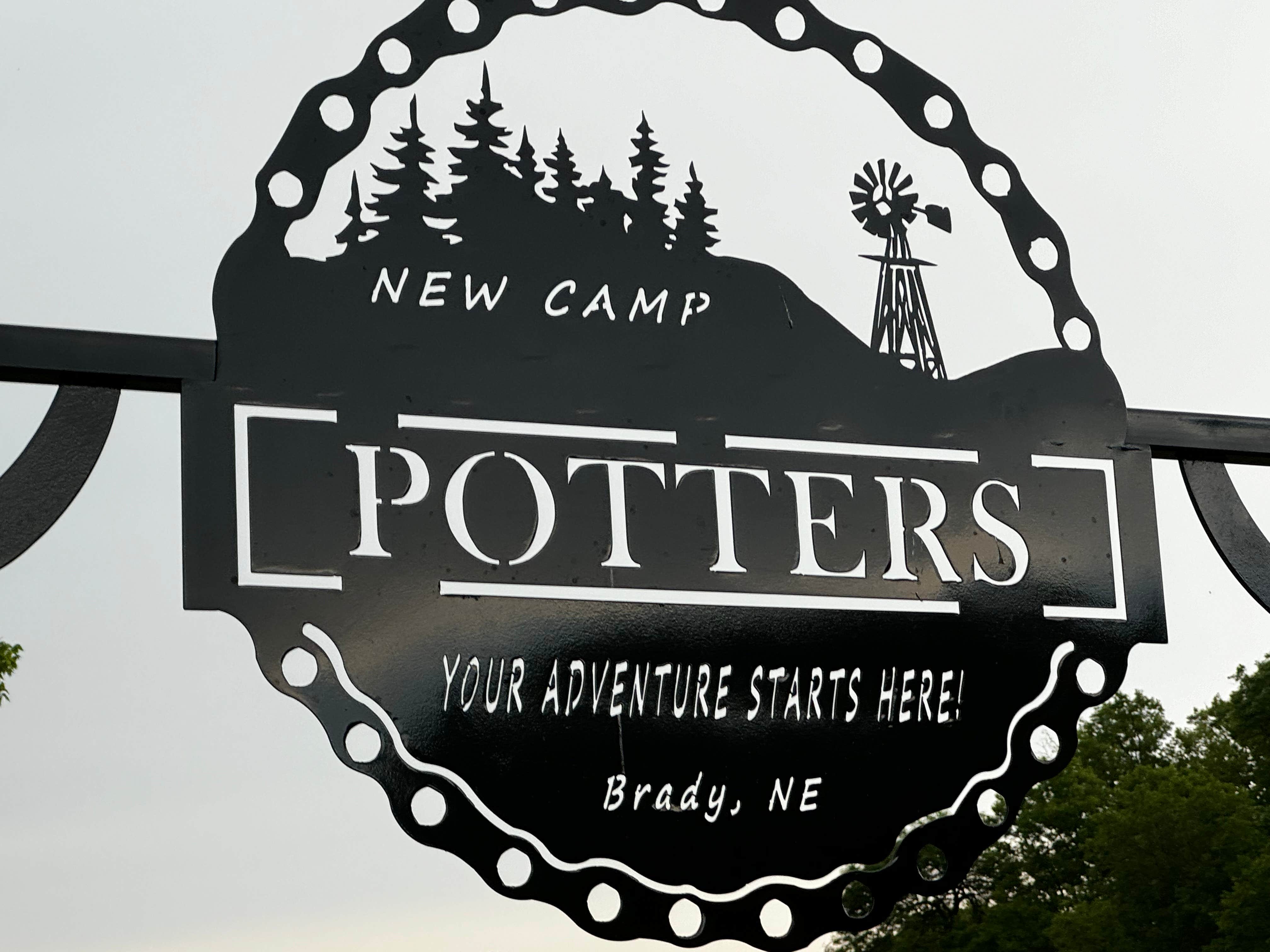 Camping near Mill Park: Potters Pasture, Brady, Nebraska