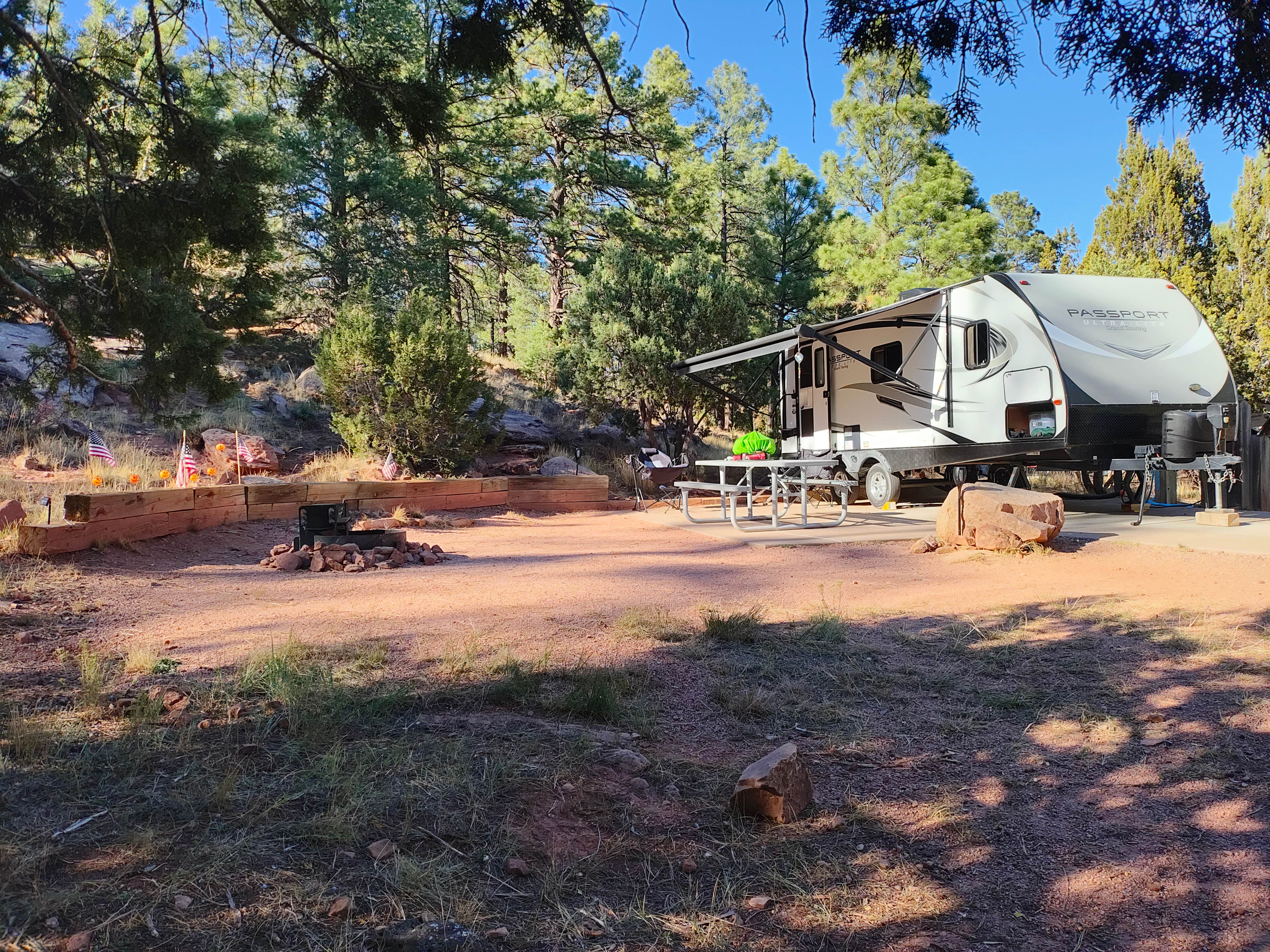 Kimberly  M.'s photo of rv camping at Fool Hollow Lake Recreation Area Campground near Show Low, AZ