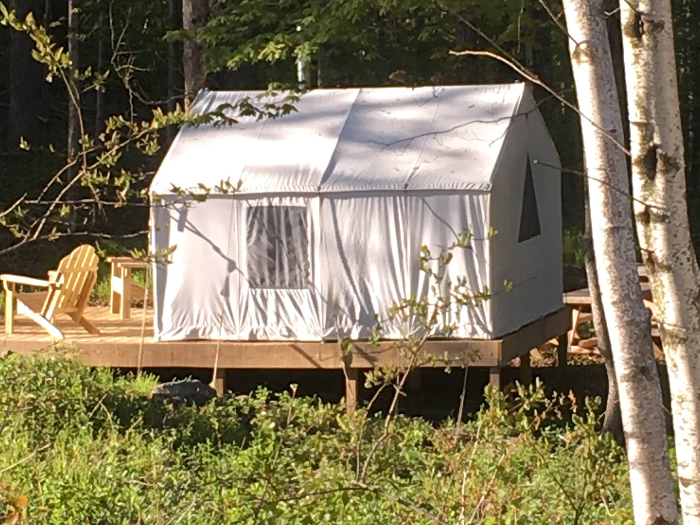 The Dyrt's photo of glamping accommodations at Tamarack at Running Fox Berry Farm near West Simsbury, CT