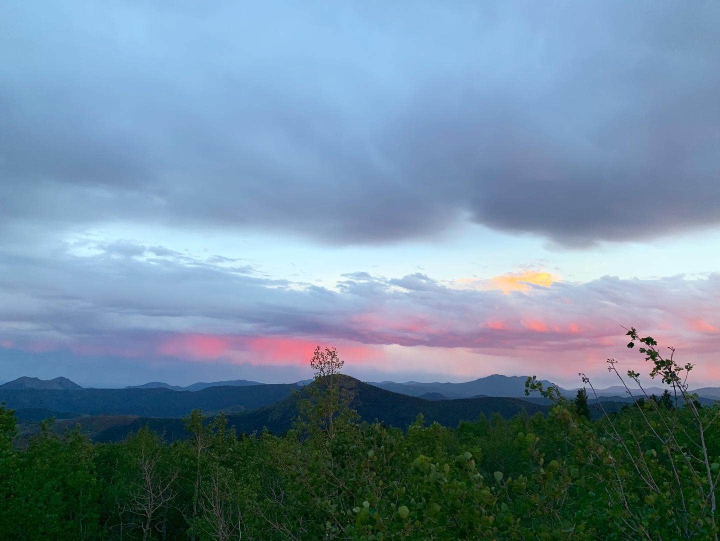 Lauren S.'s photo of a dispersed camping area at Gordon Gulch Dispersed Area near Rollinsville, CO