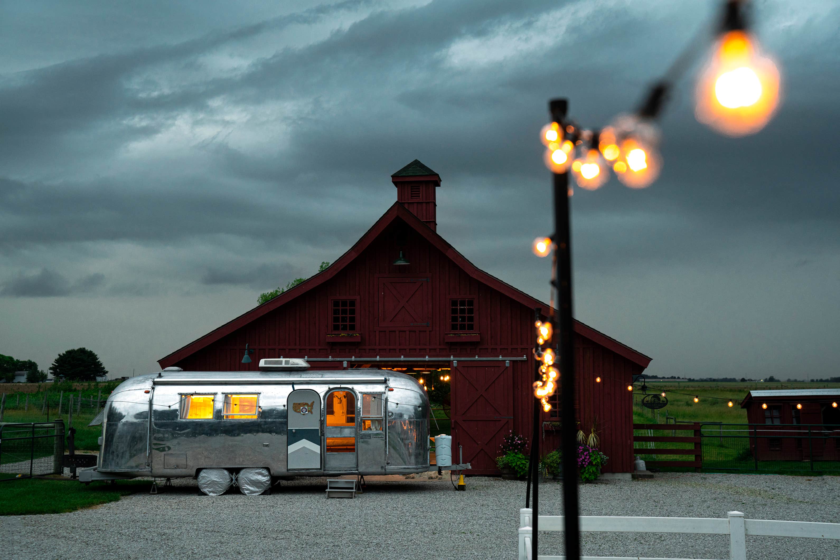 Kelsey G.'s photo of rv camping at Heritage Farm Alpaca Experience near Logansport, IN