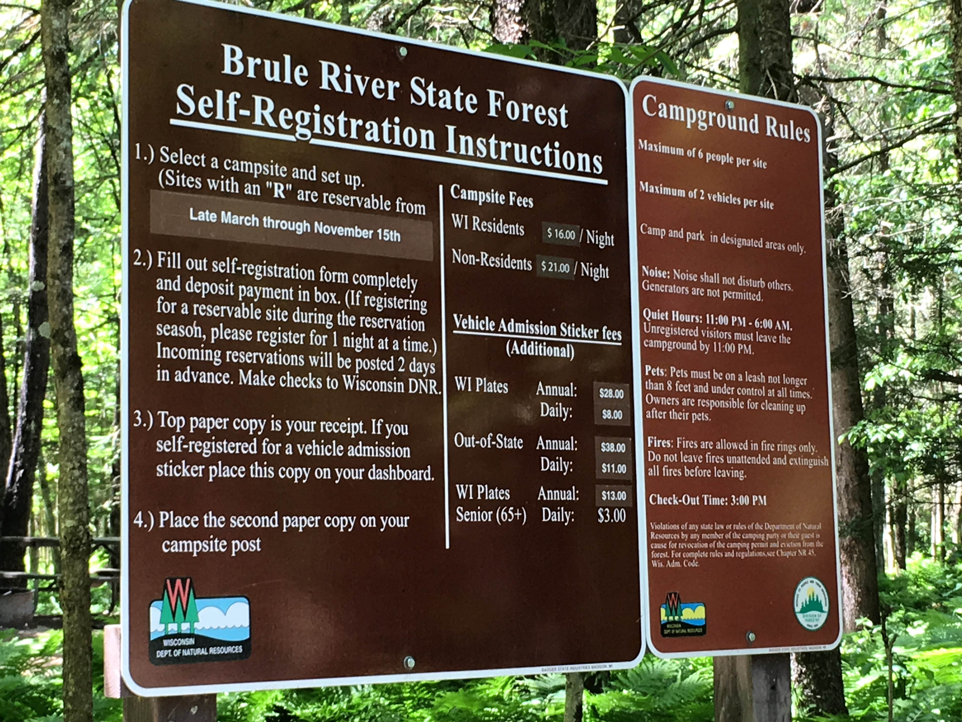 Camper-submitted photo at Copper Range near Iron River, WI