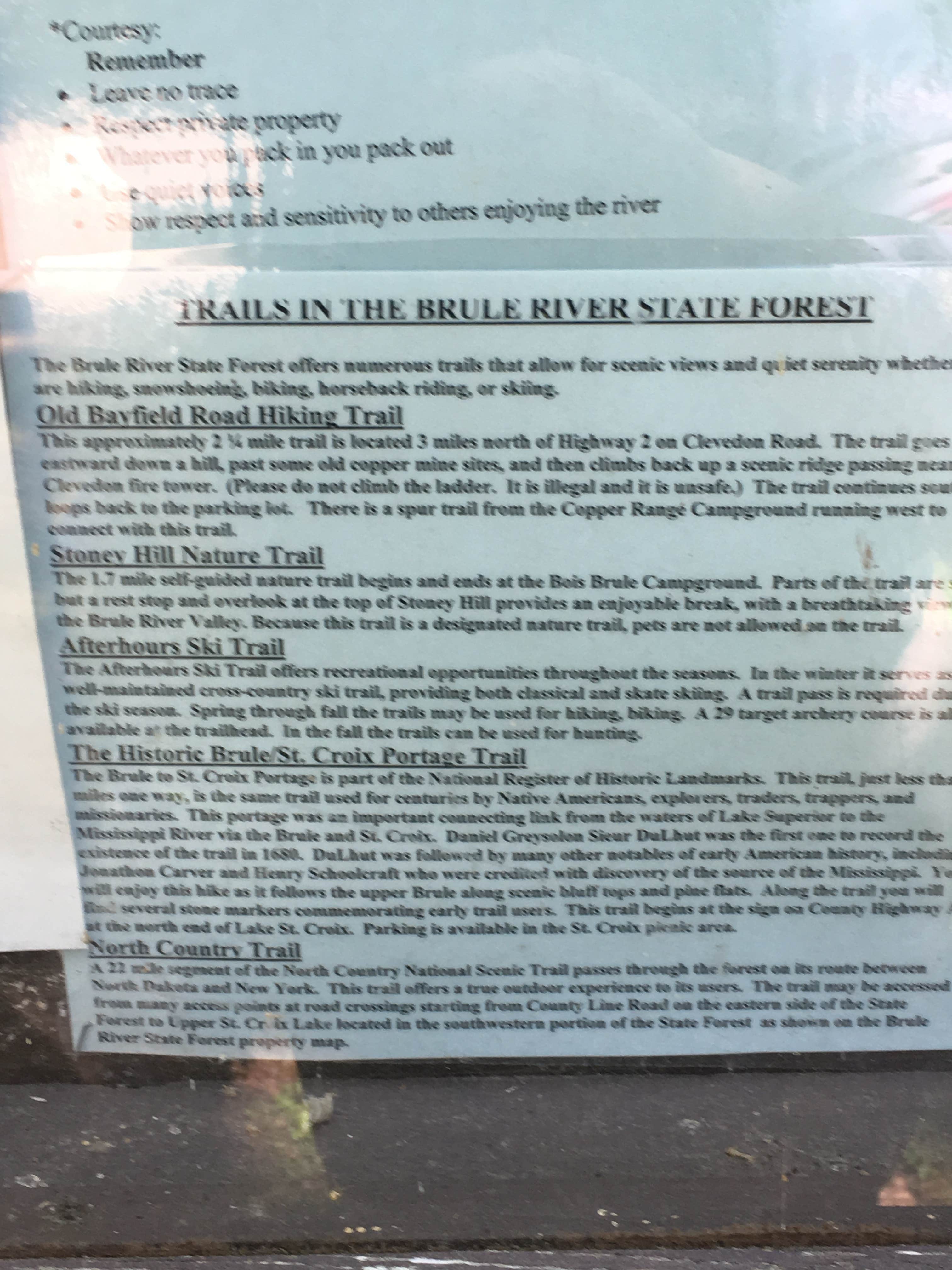 Camper-submitted photo at Copper Range near Iron River, WI