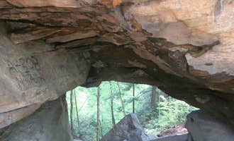 Camping near Callie’s Lake and Campground: Middle Fork Campground — Natural Bridge State Resort Park, Slade, Kentucky