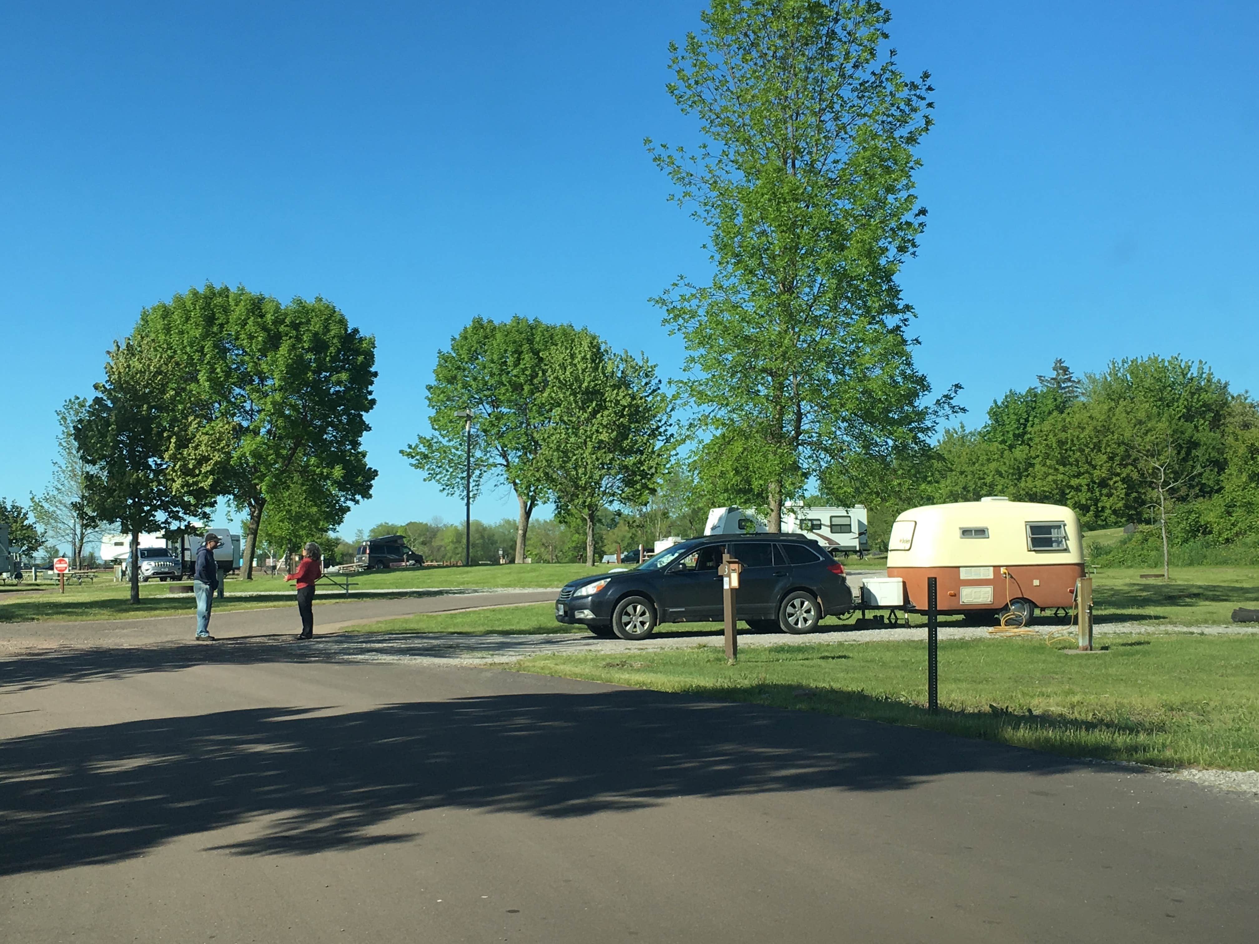 Janet R.'s photo of rv camping at Kreher RV Park near Port Wing, WI