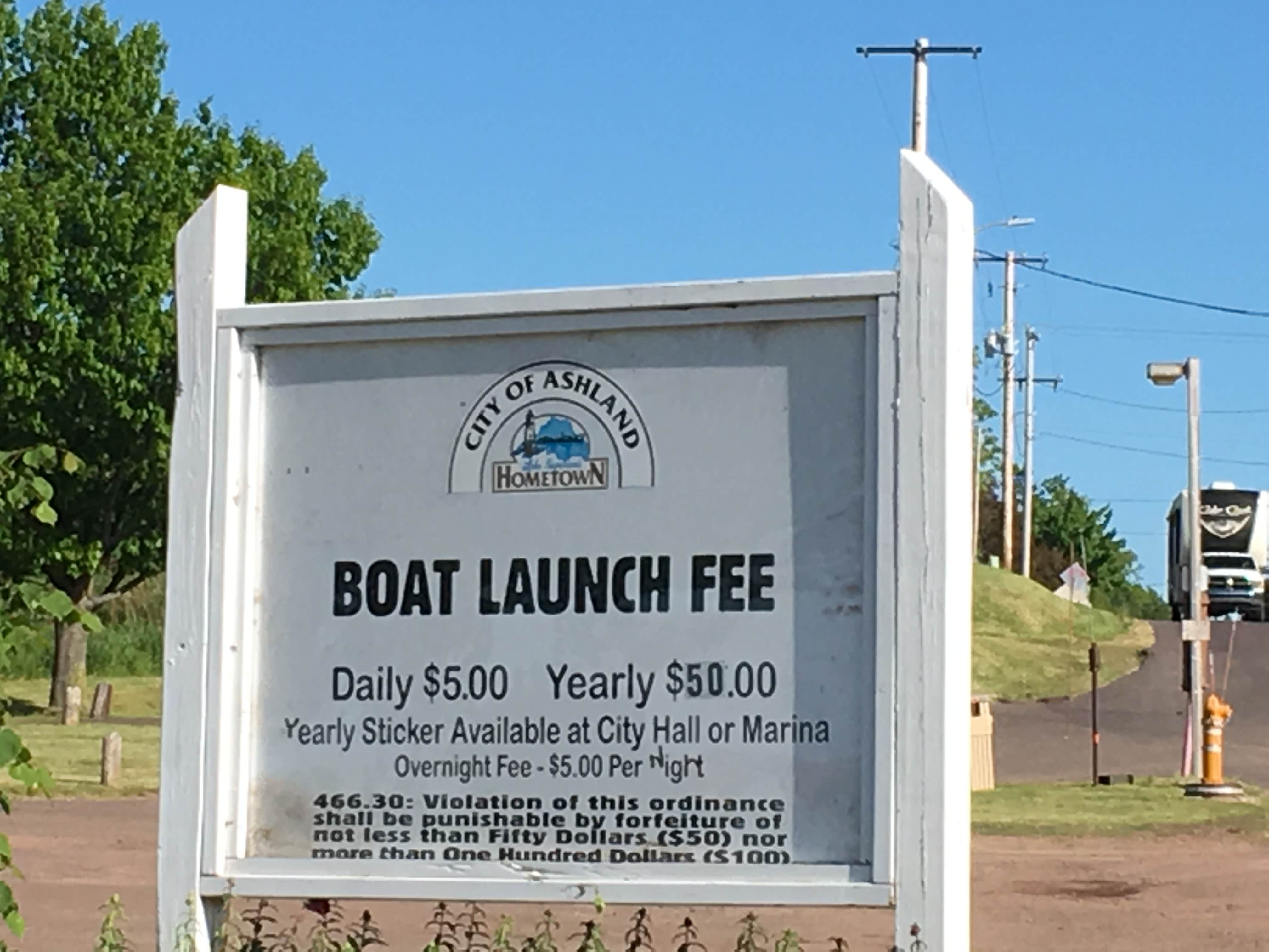 Camper-submitted photo at Kreher RV Park near Port Wing, WI