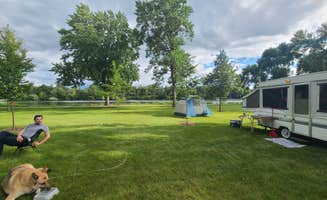 Tori K.'s photo of camping with pets at Masonic West River Park near Willmar, MN