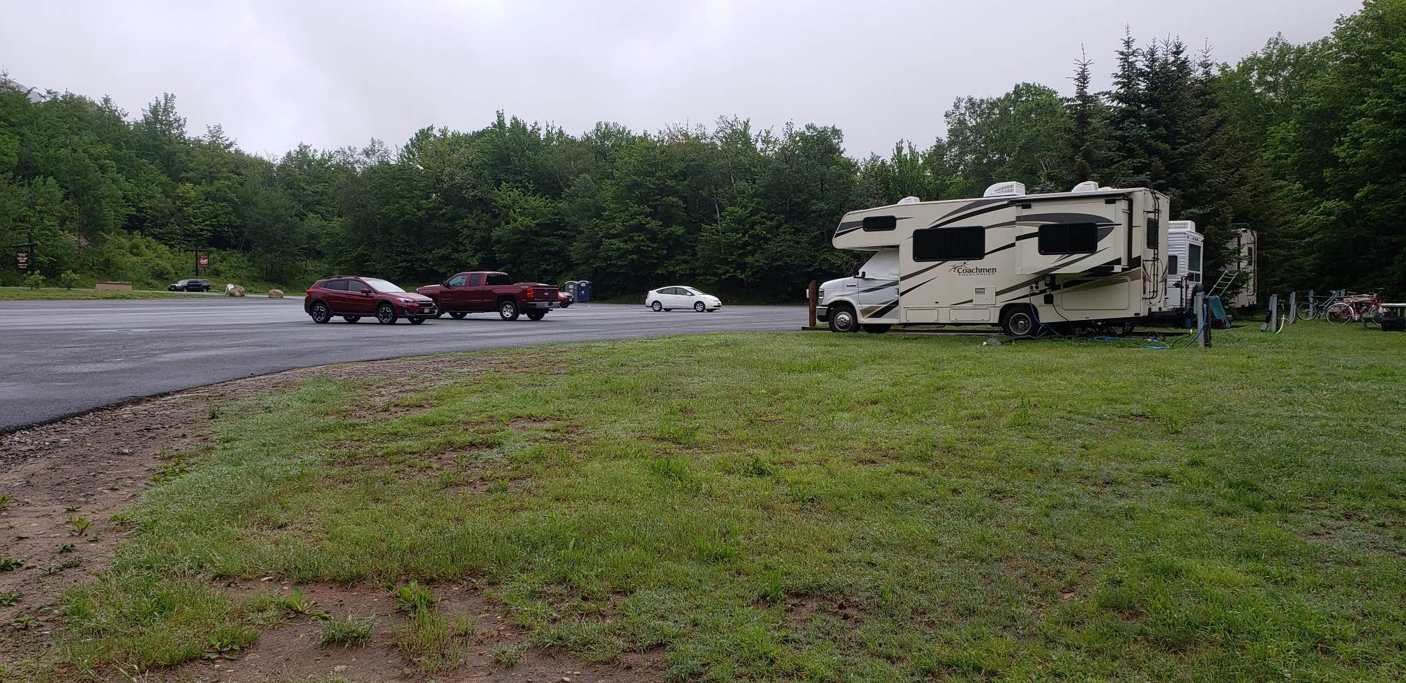 Jean C.'s photo of rv camping at Cannon Mountain RV Park — Franconia Notch State Park near Stow, ME
