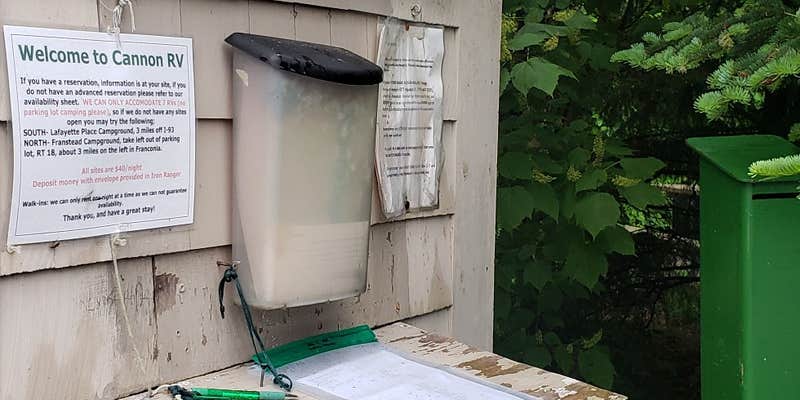 Camper submitted image from Cannon Mountain RV Park — Franconia Notch State Park