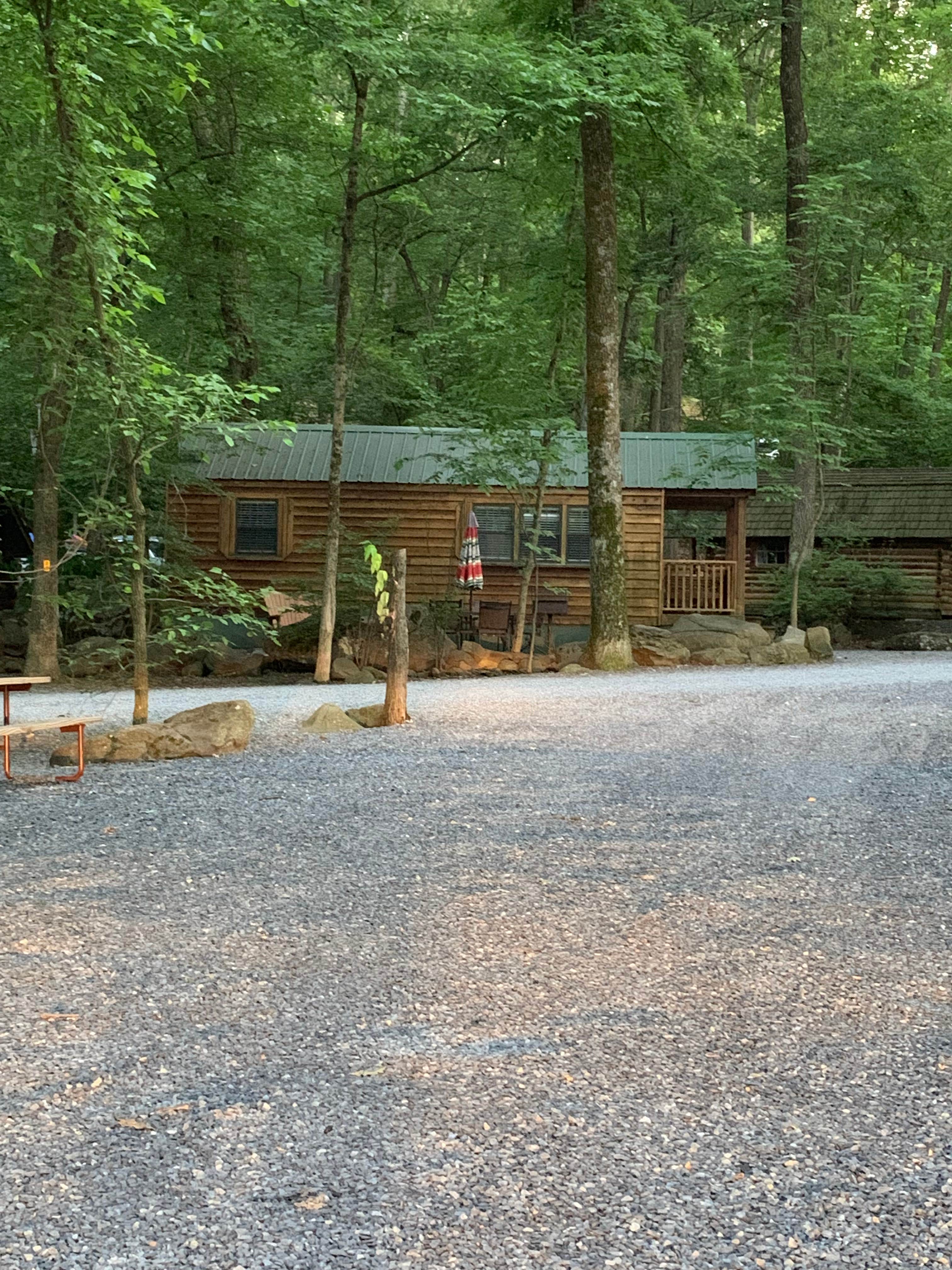 Linda B.'s photo of a cabin at Gettysburg / Battlefield KOA near Finksburg, MD
