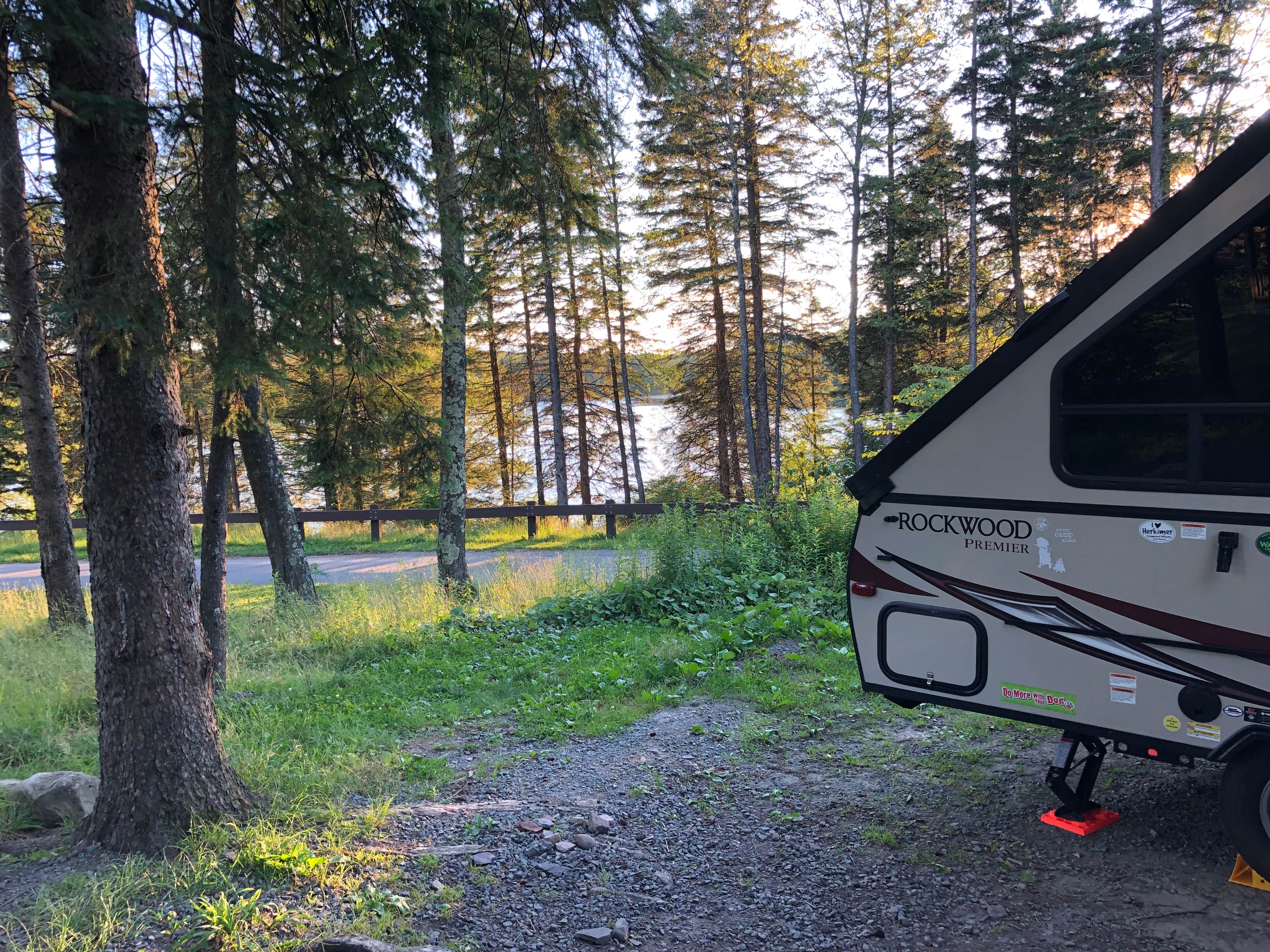 Kelly F.'s photo of rv camping at Pickerel Point Campground — Promised Land State Park near Rowland, PA